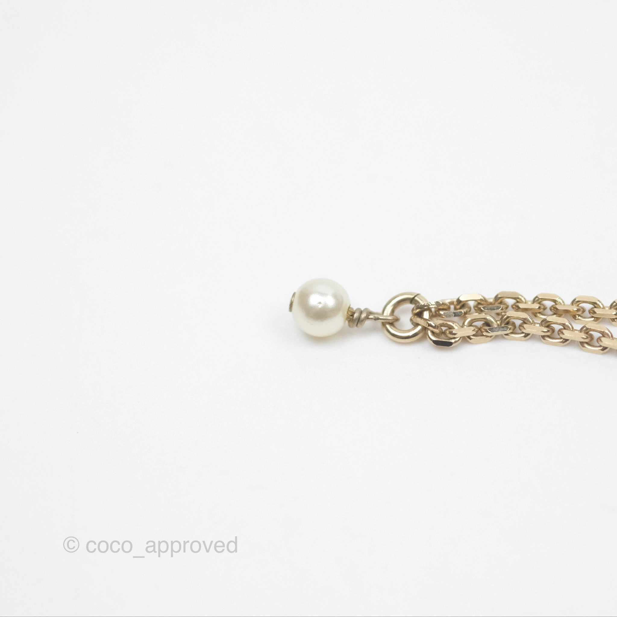 Christian Dior Double Necklace Bee Star Clover Crystals Pearls Gold Tone