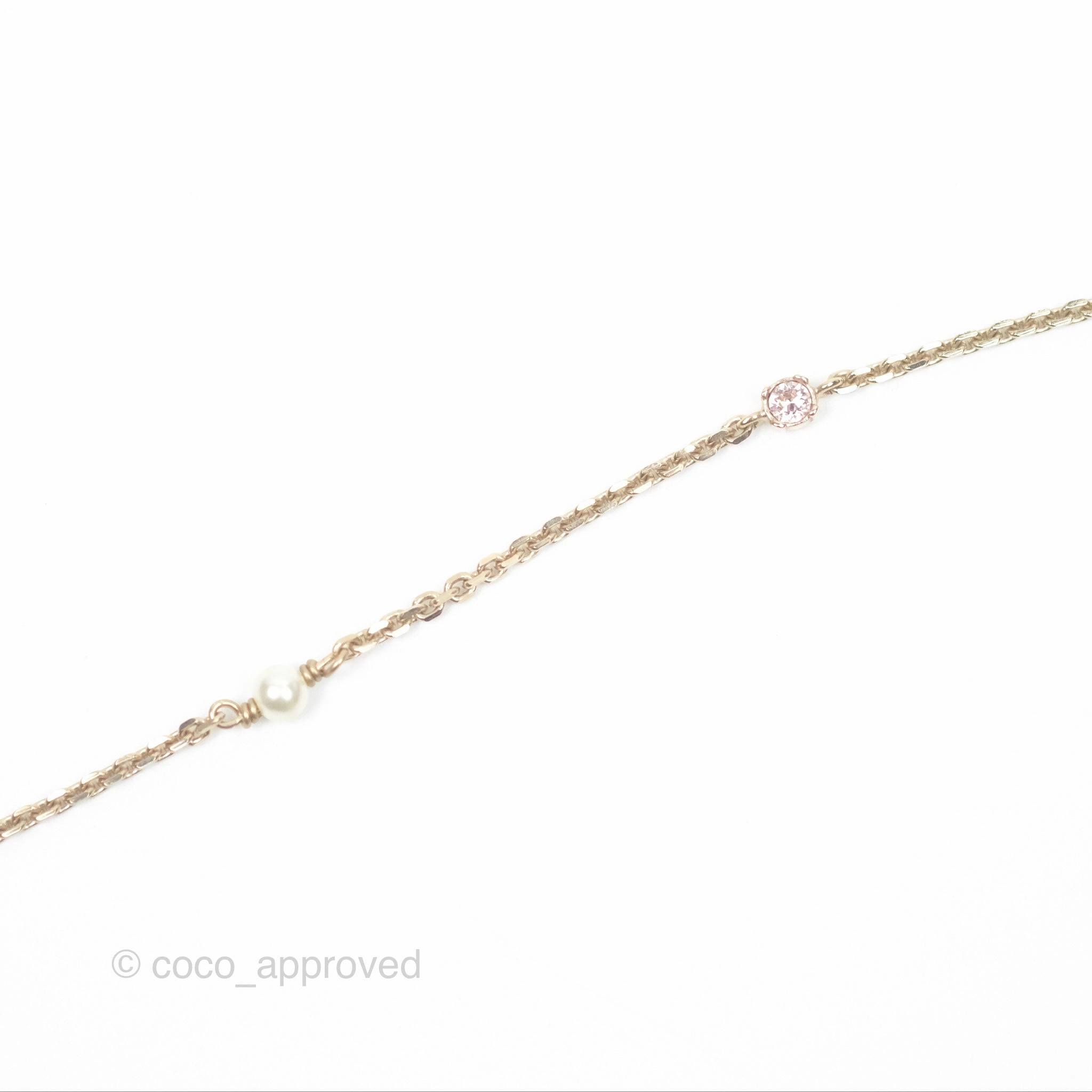 Christian Dior Double Necklace Bee Star Clover Crystals Pearls Gold Tone