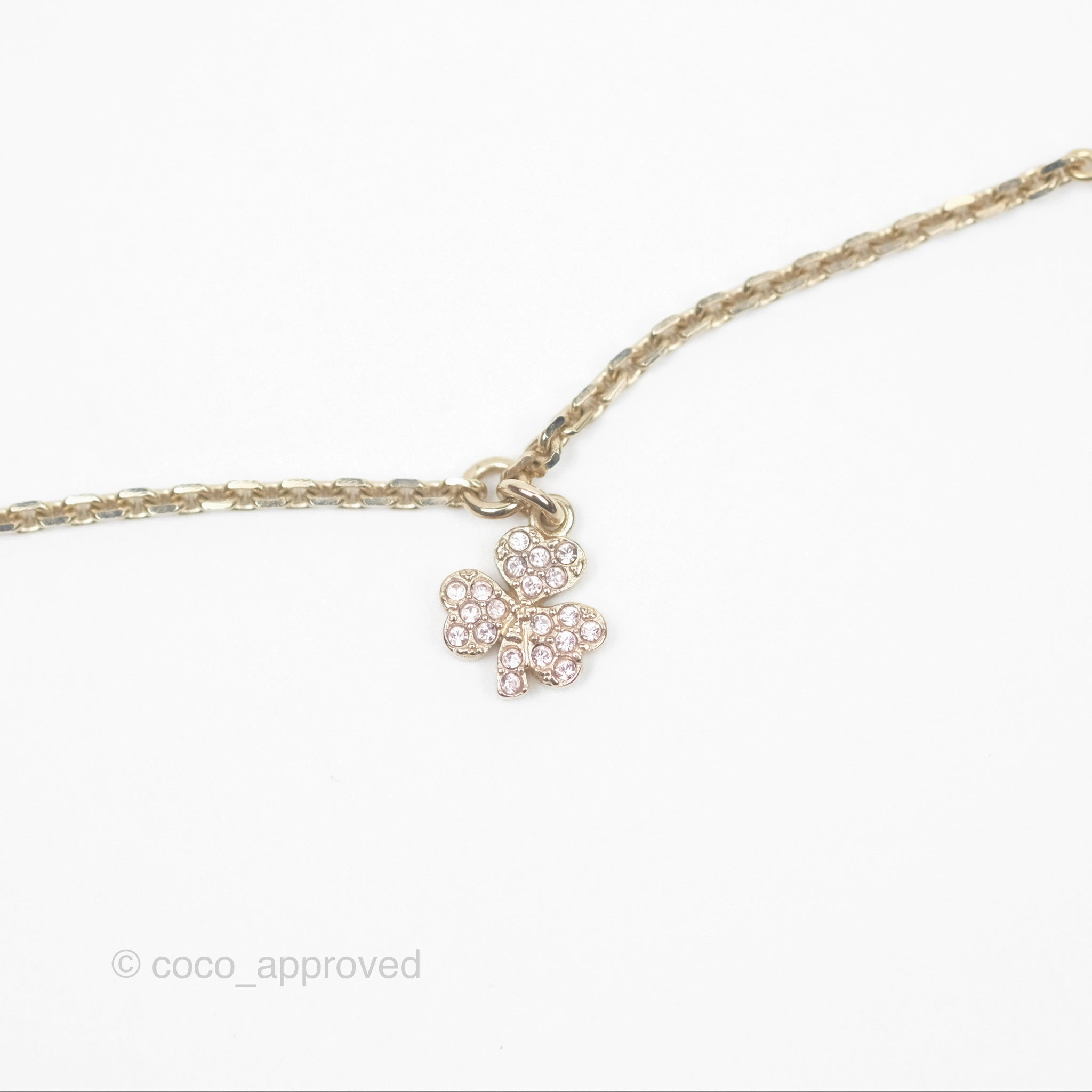 Christian Dior Double Necklace Bee Star Clover Crystals Pearls Gold Tone