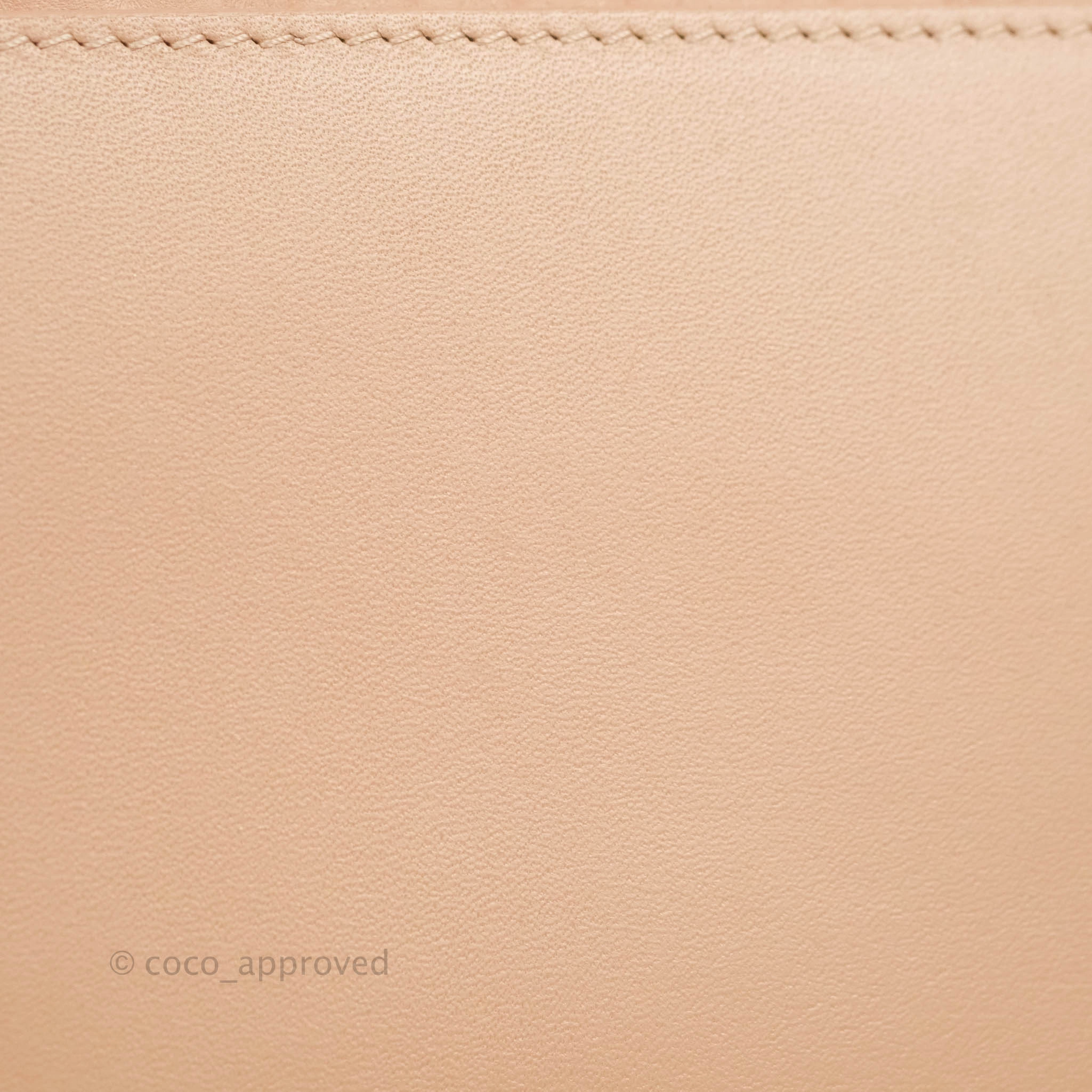 Christian Dior East West Bobby Bag Box Calfskin Beige Gold Hardware