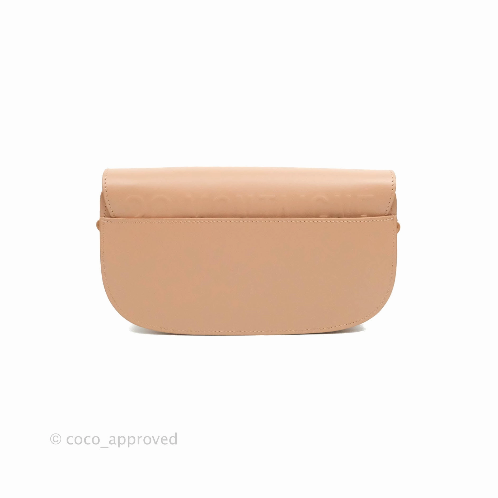 Christian Dior East West Bobby Bag Box Calfskin Beige Gold Hardware