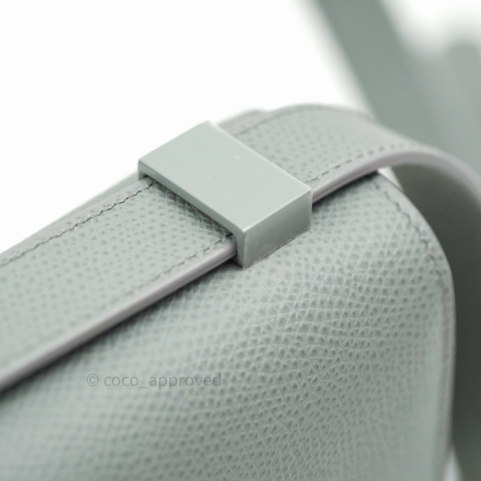 Christian Dior Grained Calfskin Montaigne Flap 30 Ultramatte Gray