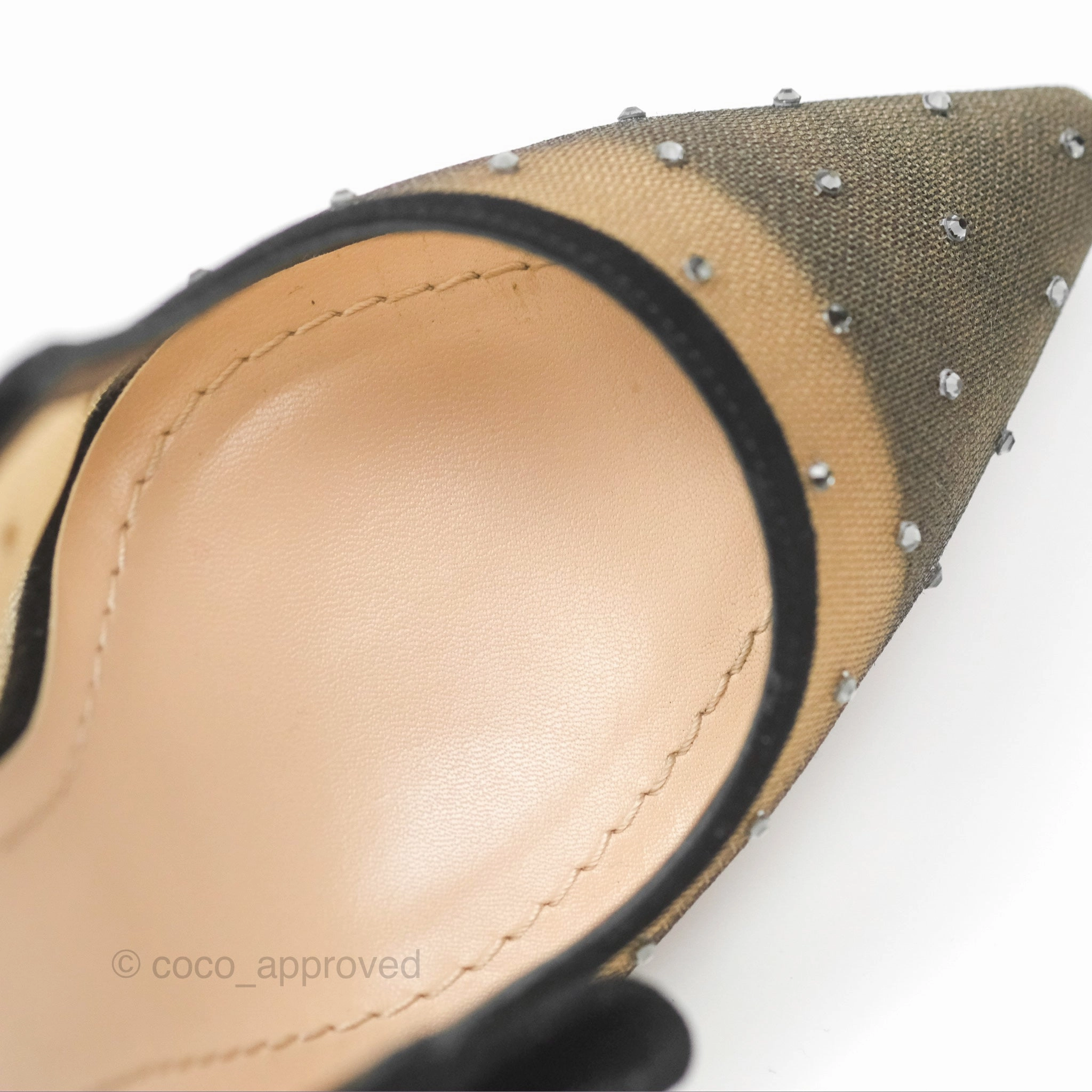Christian Dior J'adior Polka Dot Slingback Pumps Size 36.5