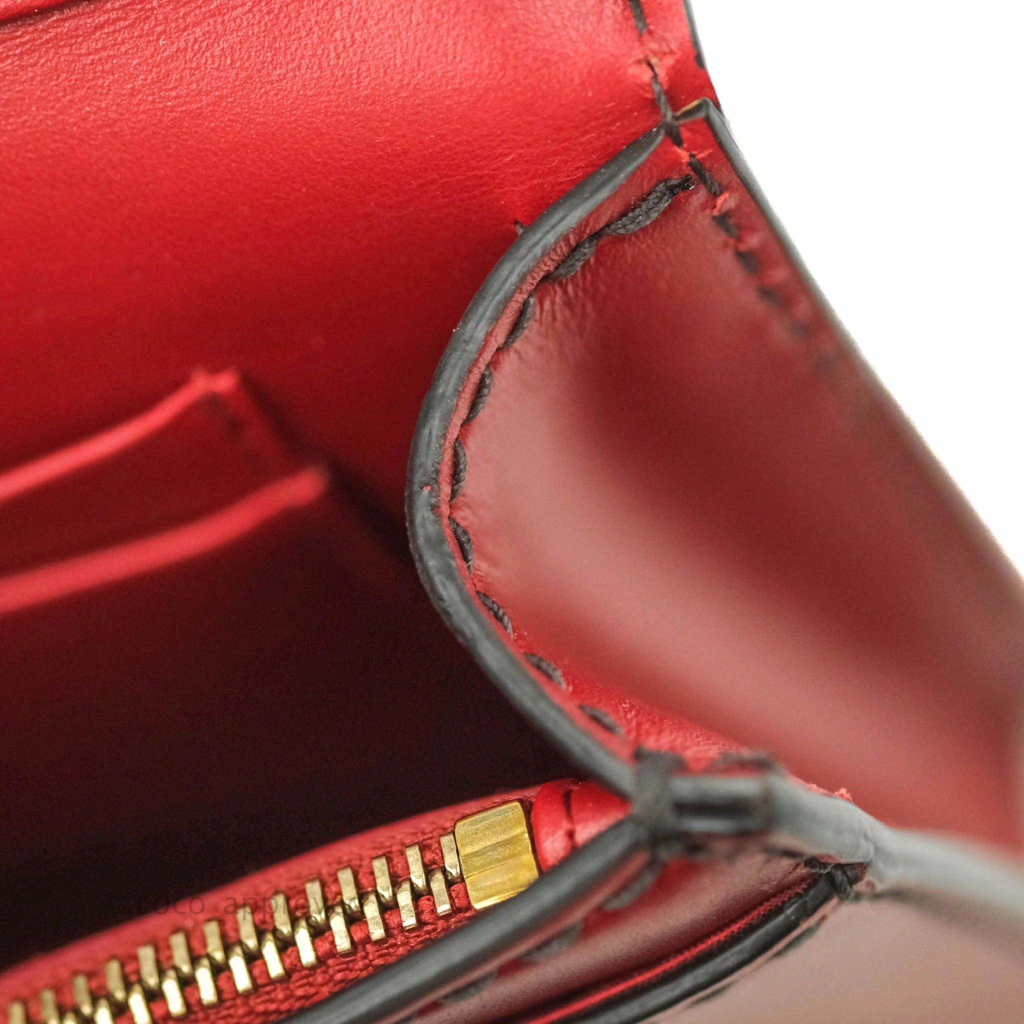 Christian Dior J'Adior Pouch with Chain Red Calfskin