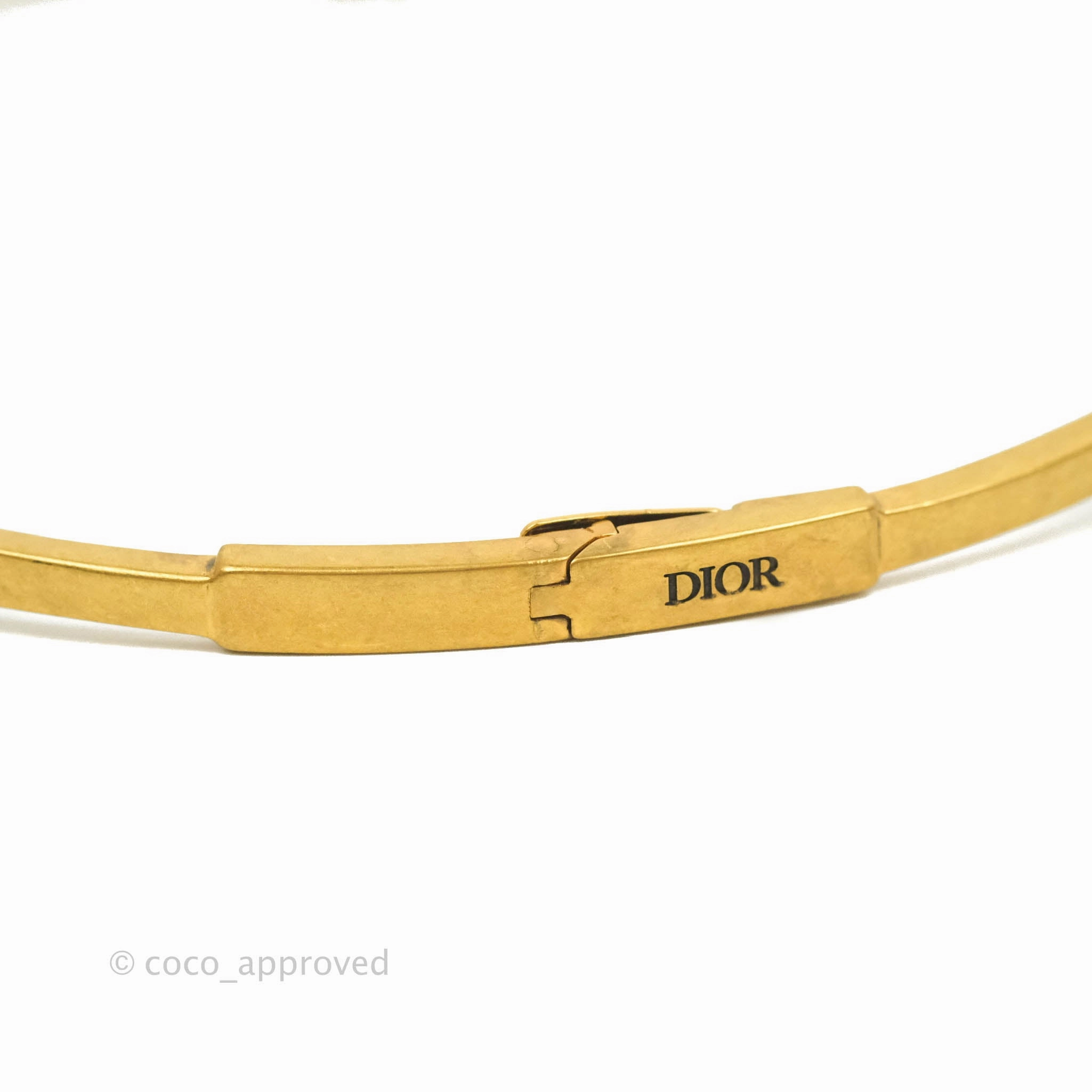 Christian Dior J'adior Star Antique Gold Finish Choker
