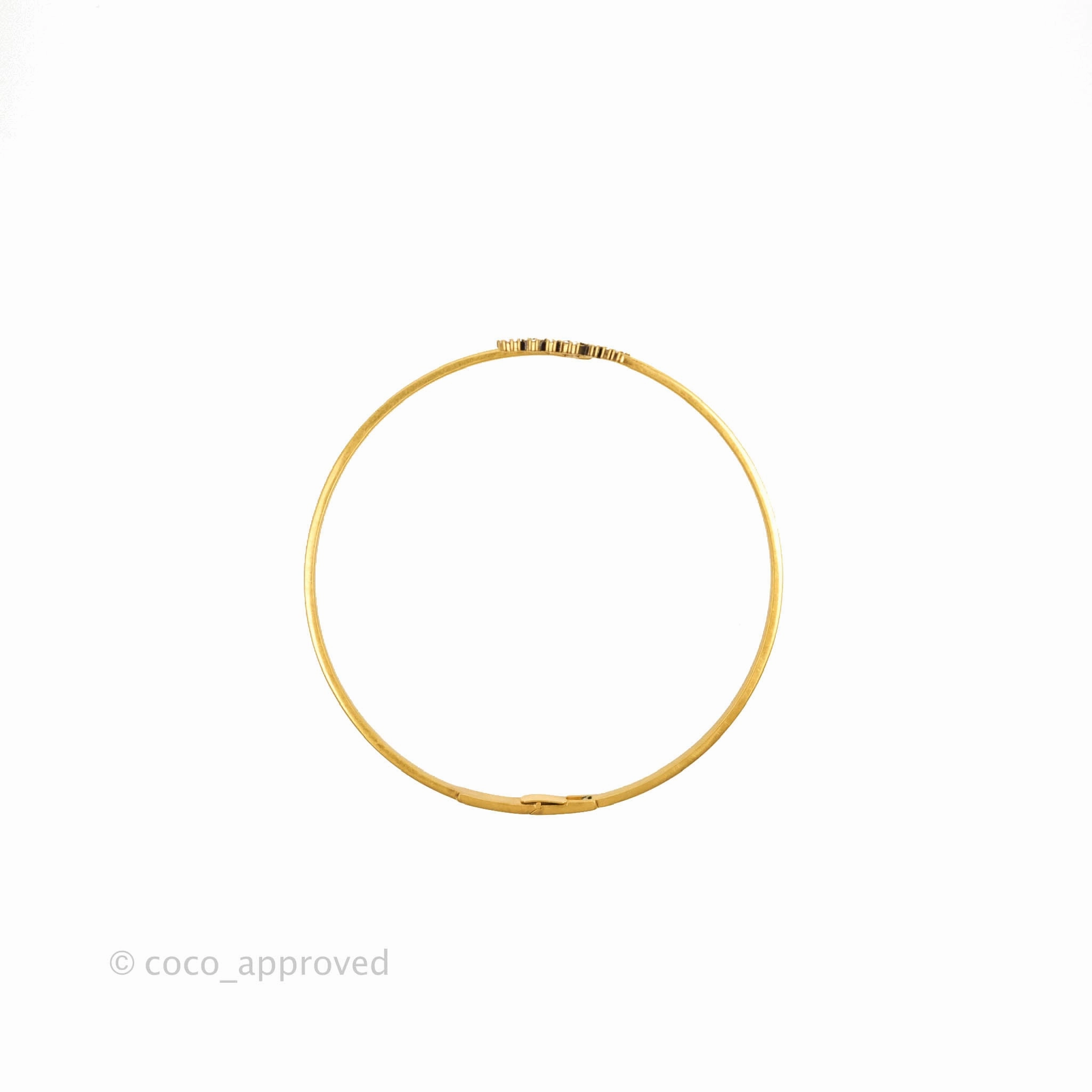 Christian Dior J'adior Star Antique Gold Finish Choker