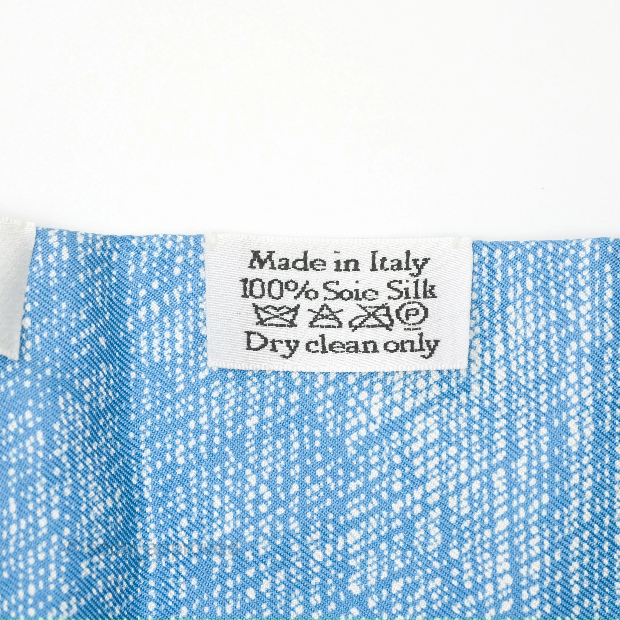 Christian Dior Kalidoscope Mitzah Silk Twilly Blue