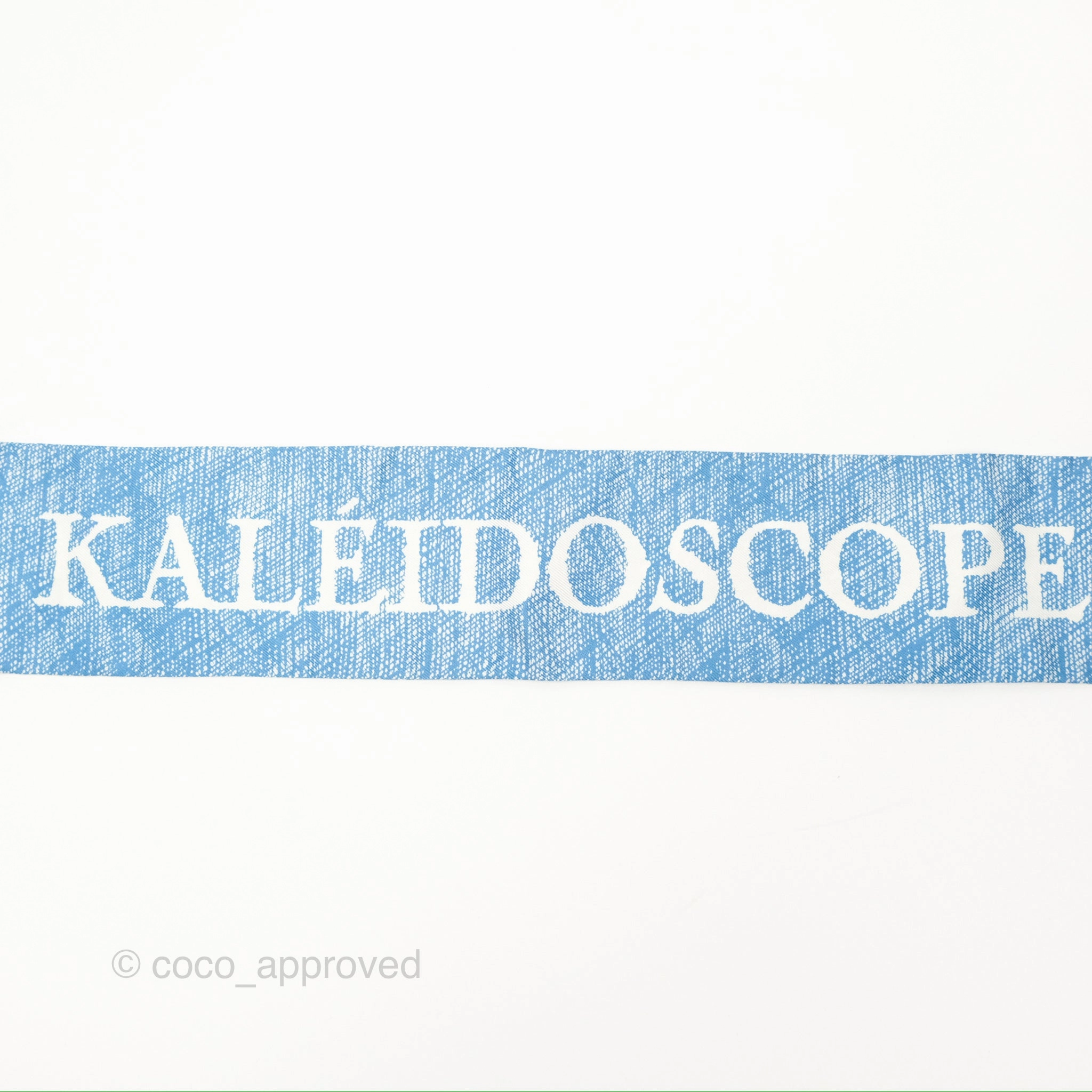 Christian Dior Kalidoscope Mitzah Silk Twilly Blue