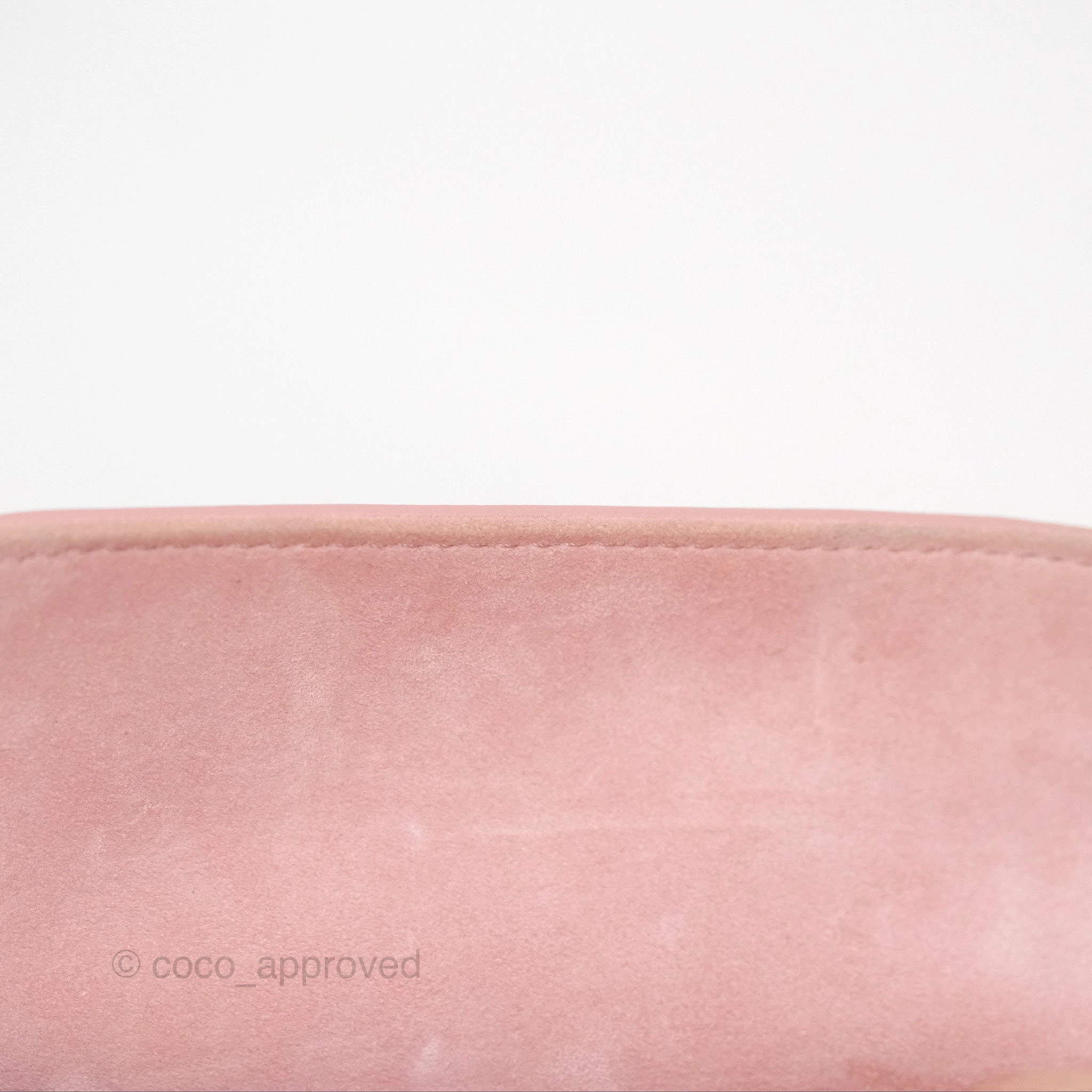Christian Dior Lady D-Joy Micro Bag Antique Pink Lambskin Heart Quilted