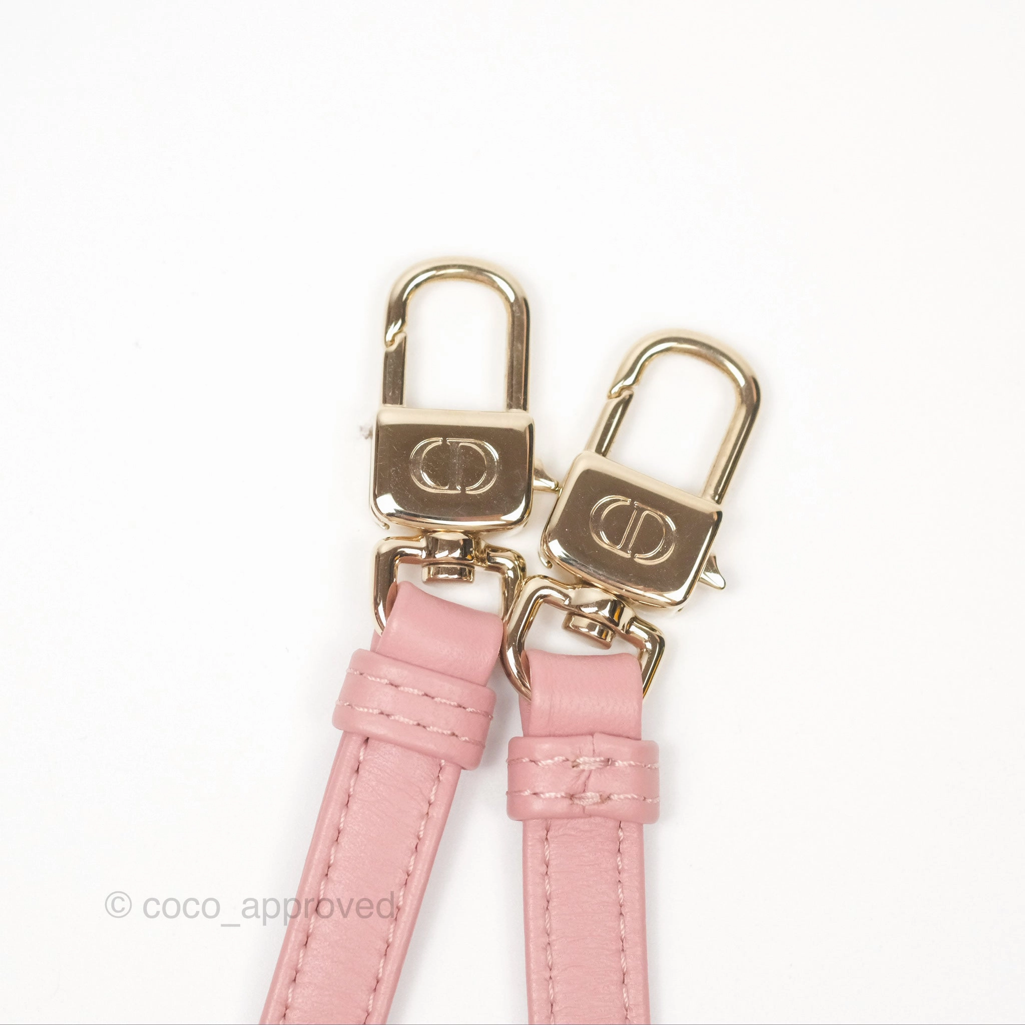 Christian Dior Lady D-Joy Micro Bag Antique Pink Lambskin Heart Quilted