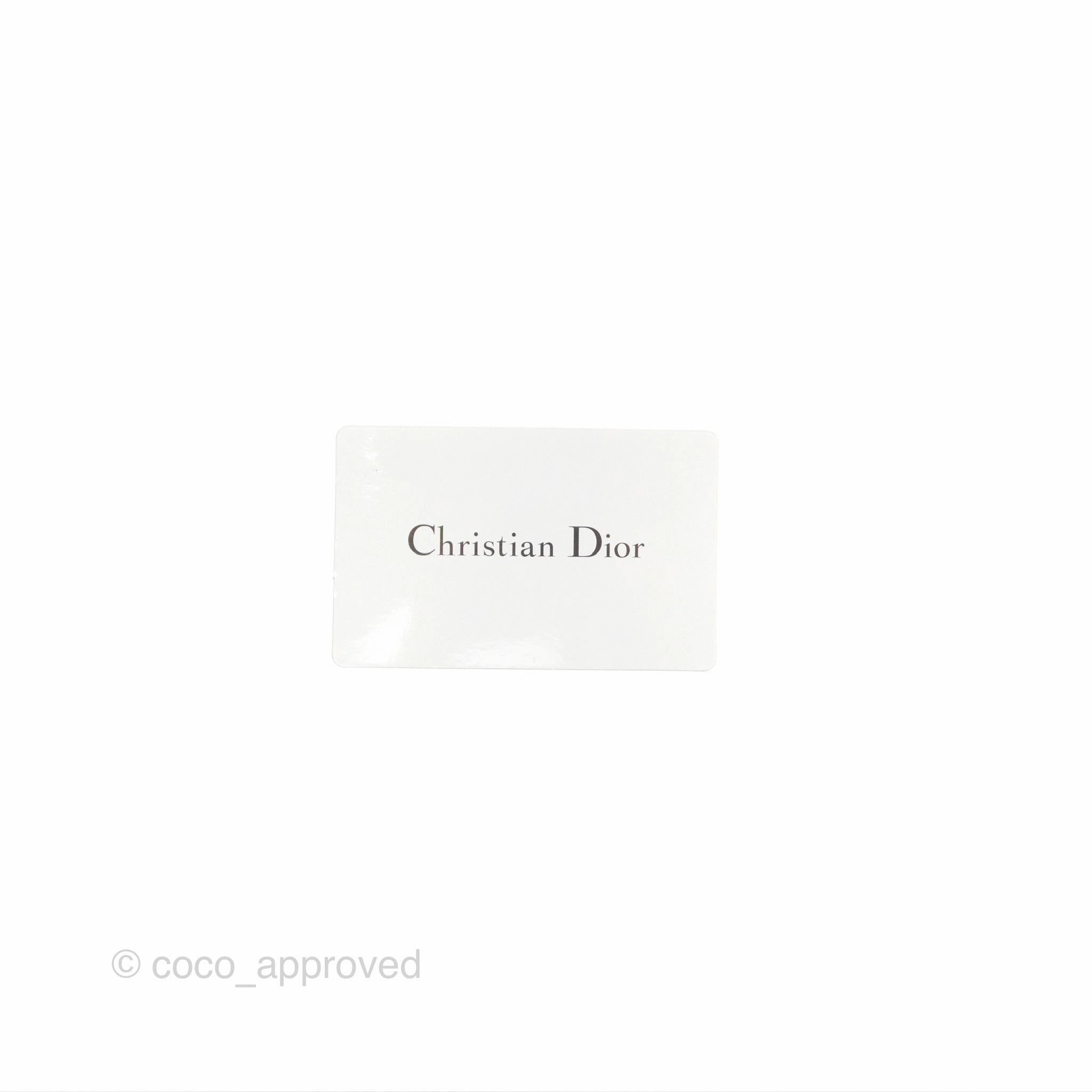 Christian Dior Lady Dior Small Clutch with Chain Lambskin So Black
