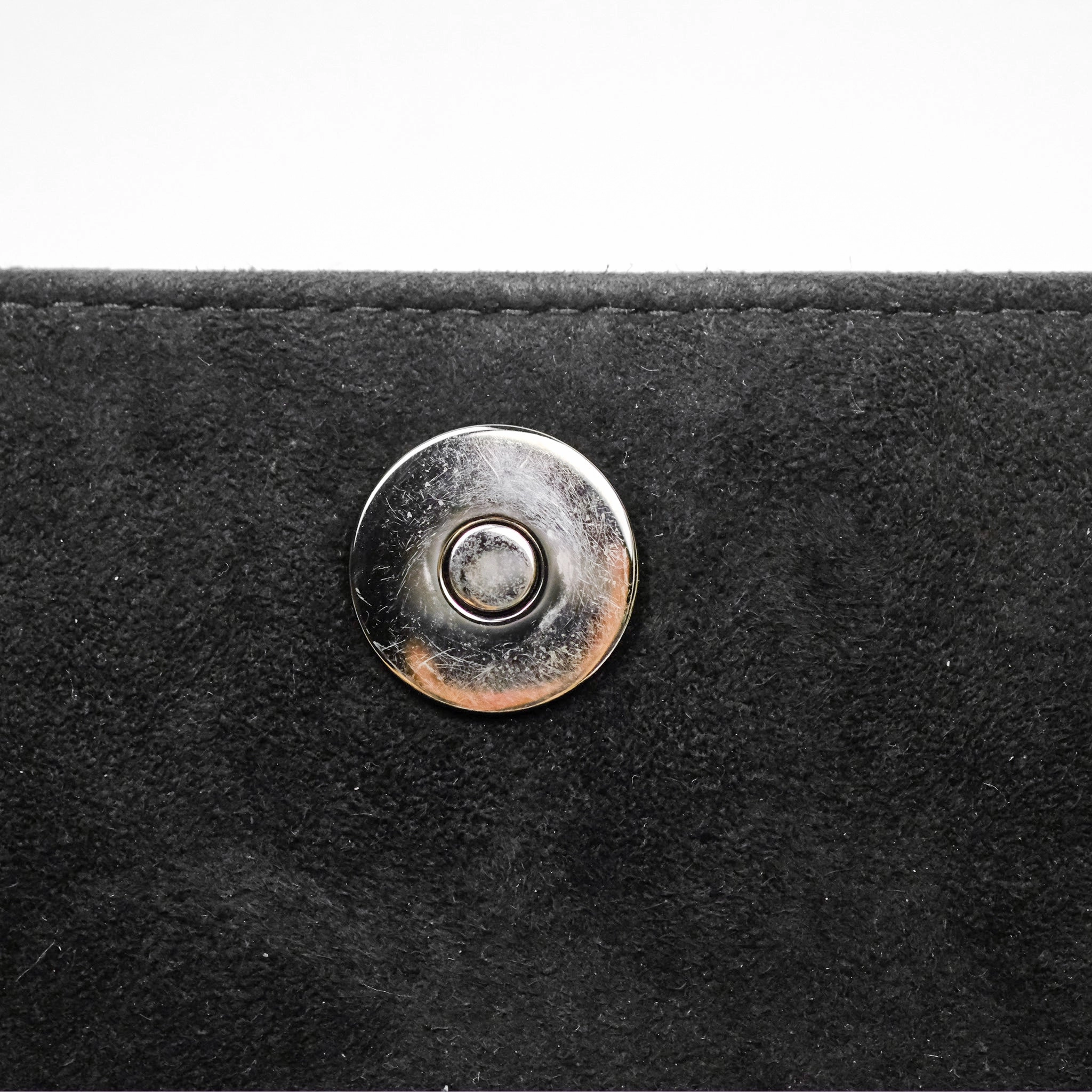 Christian Dior Lady Dior Small Clutch with Chain Lambskin So Black