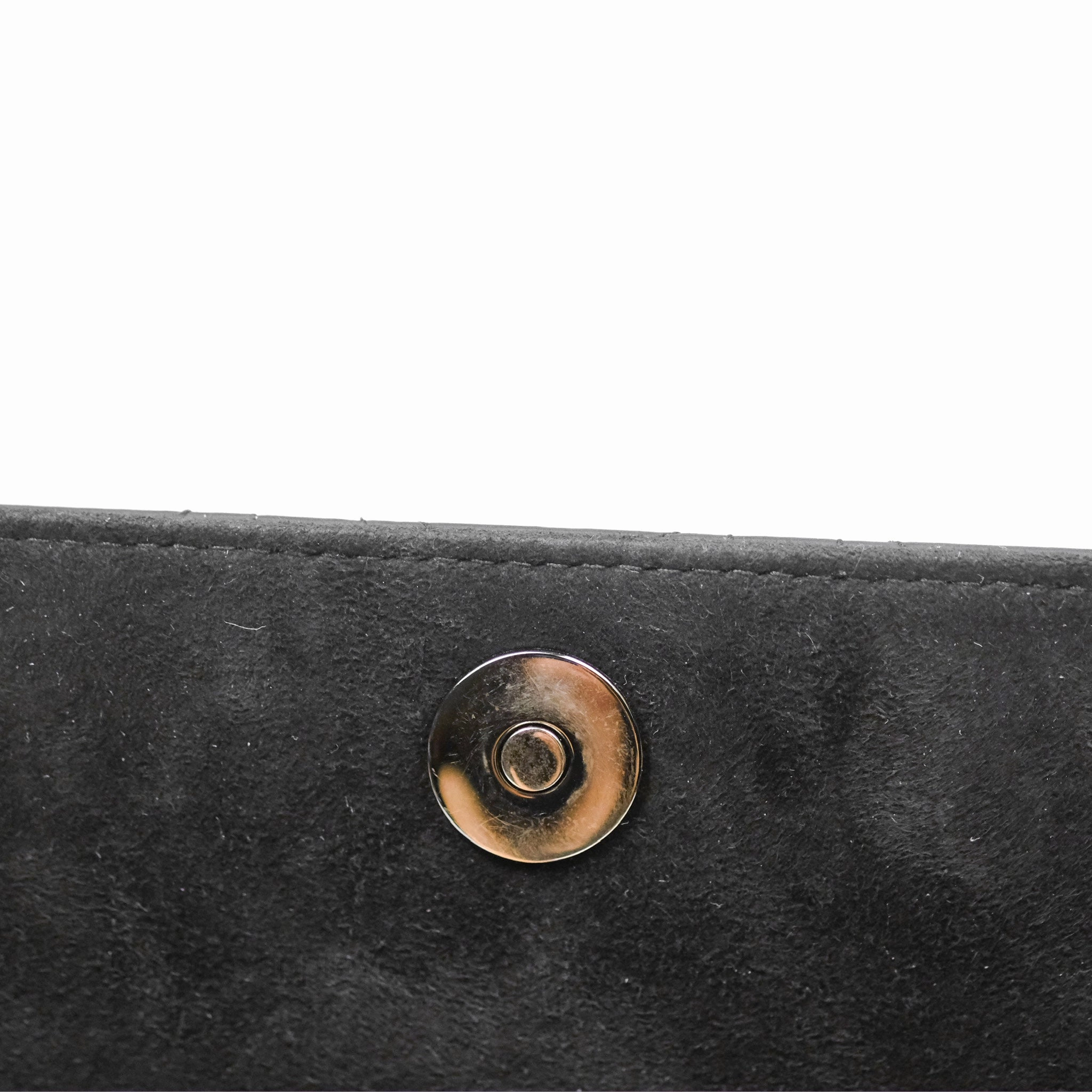 Christian Dior Lady Dior Small Clutch with Chain Lambskin So Black
