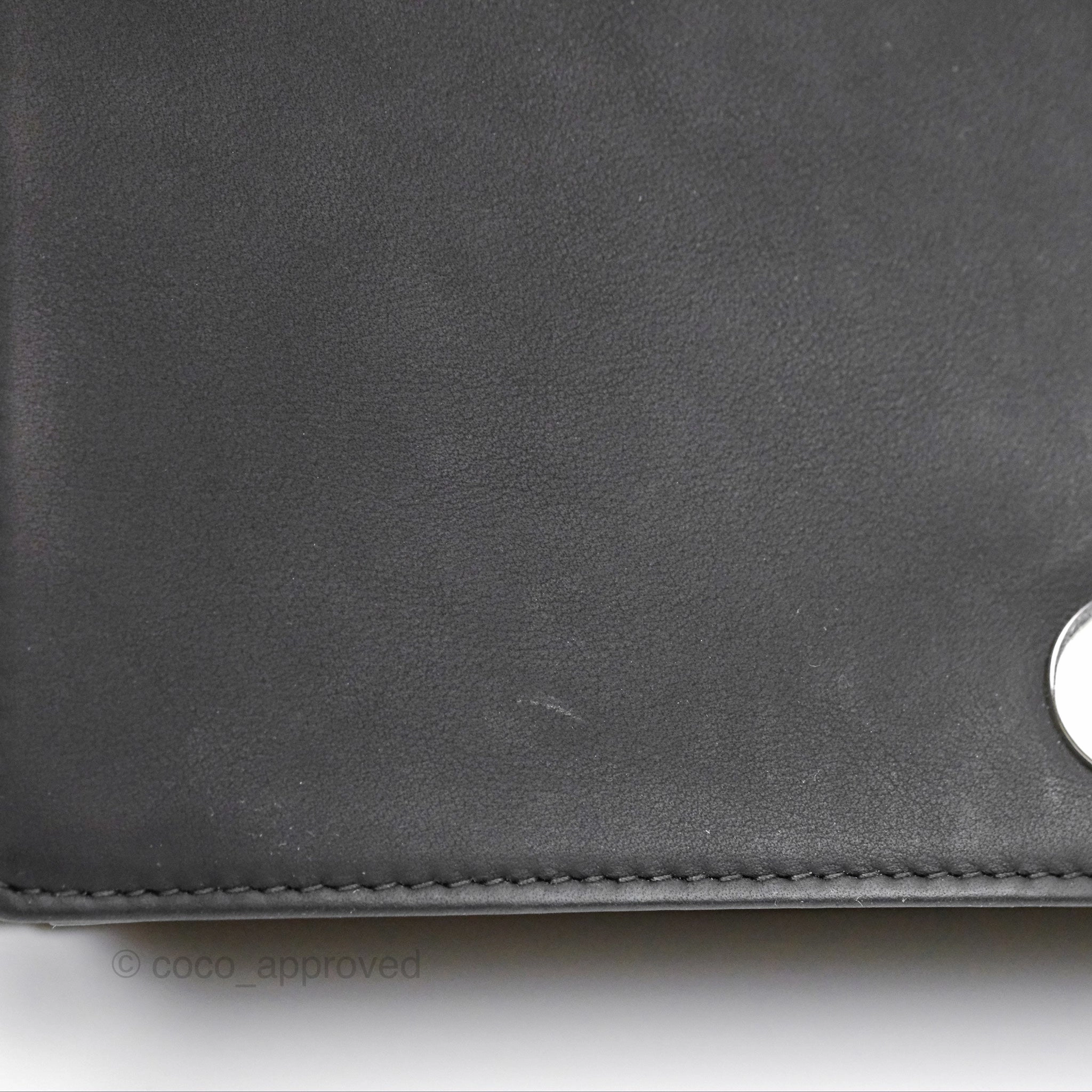 Christian Dior Lady Dior Small Clutch with Chain Lambskin So Black