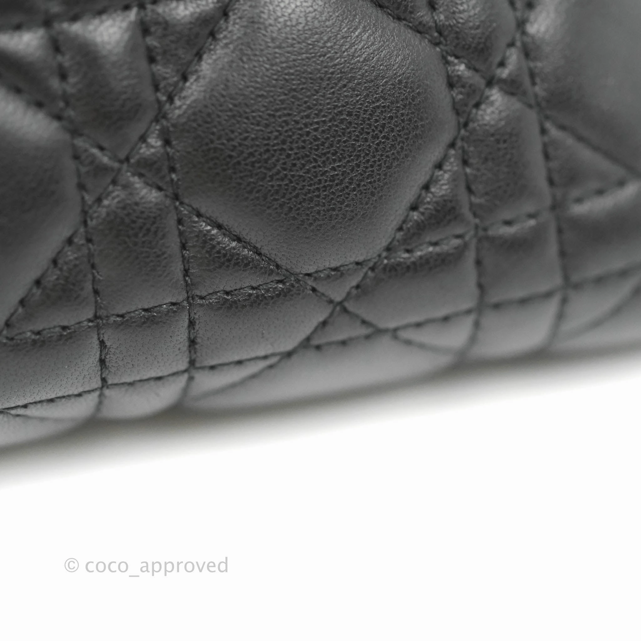 Christian Dior Lambskin Cannage Large Soft Shopping Tote Black