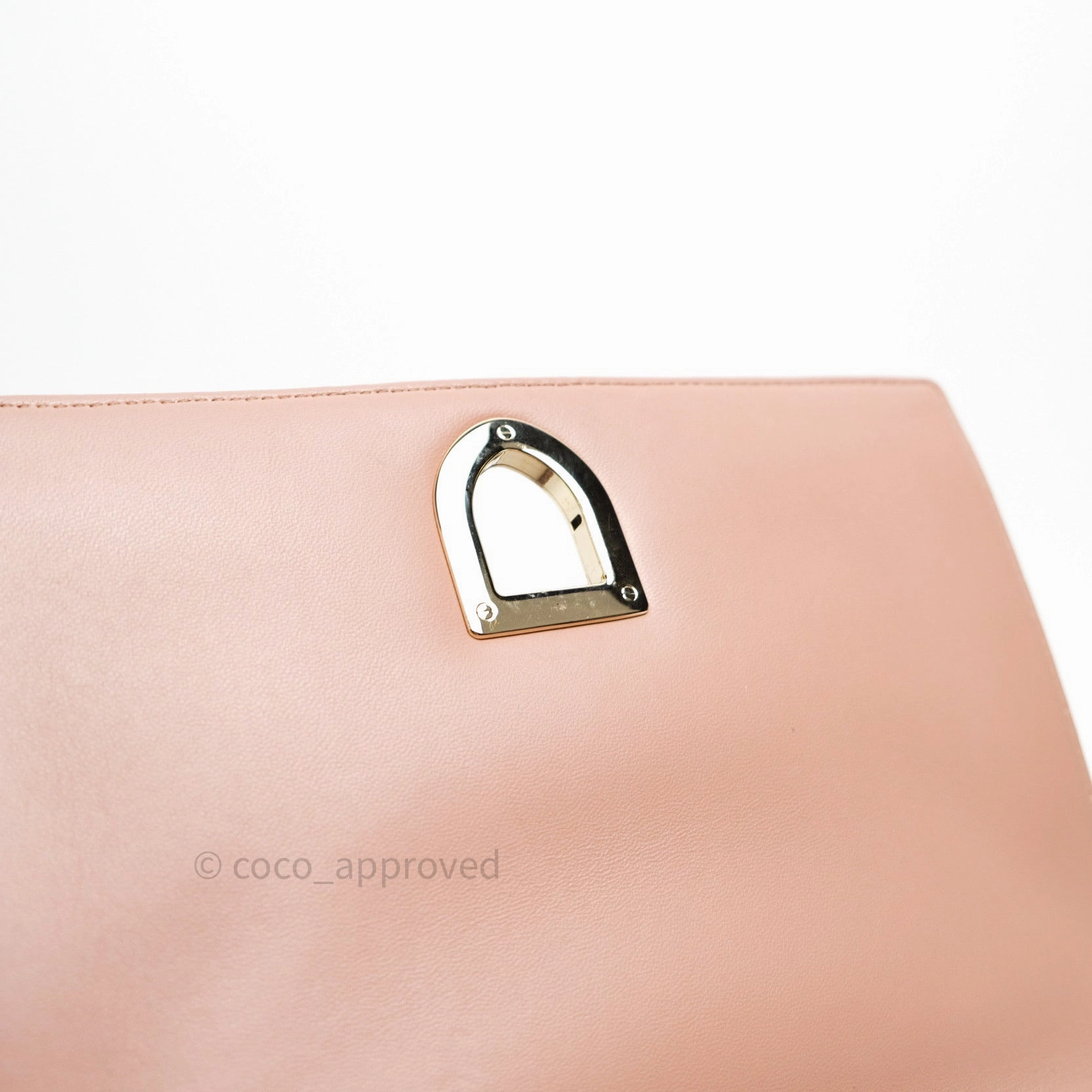 Christian Dior Lambskin Medium Diorama Beige Gold Hardware