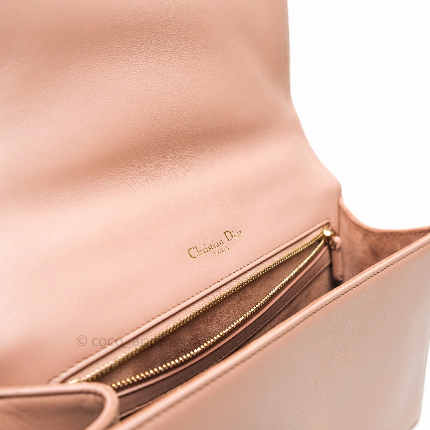 Christian Dior Lambskin Medium Diorama Beige Gold Hardware