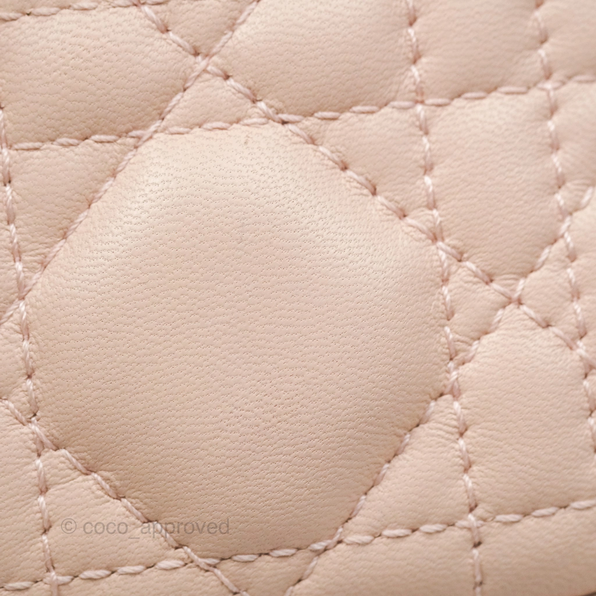 Christian Dior Lambskin My ABCDior Lady Dior Pink Gold Hardware