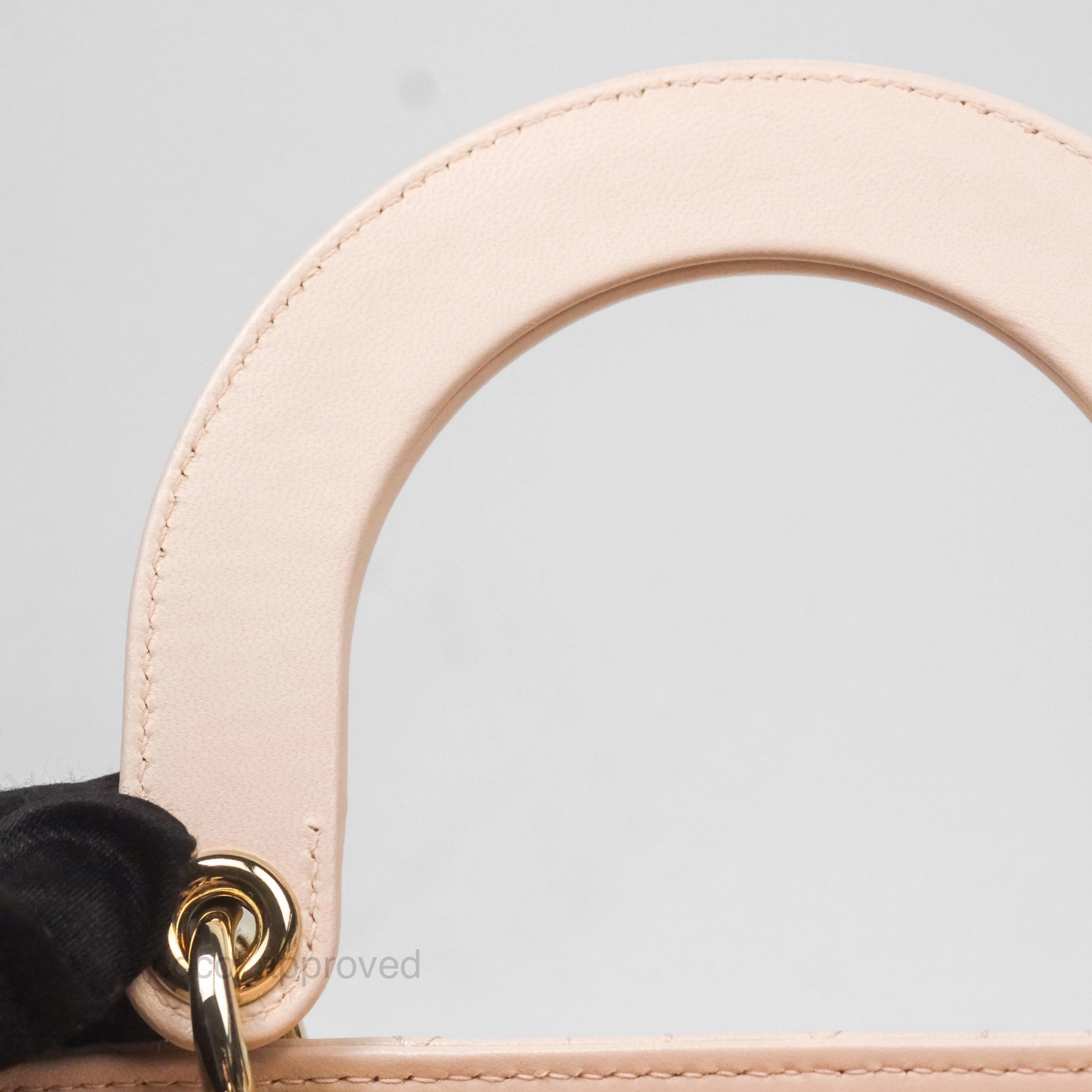 Christian Dior Lambskin My ABCDior Lady Dior Pink Gold Hardware