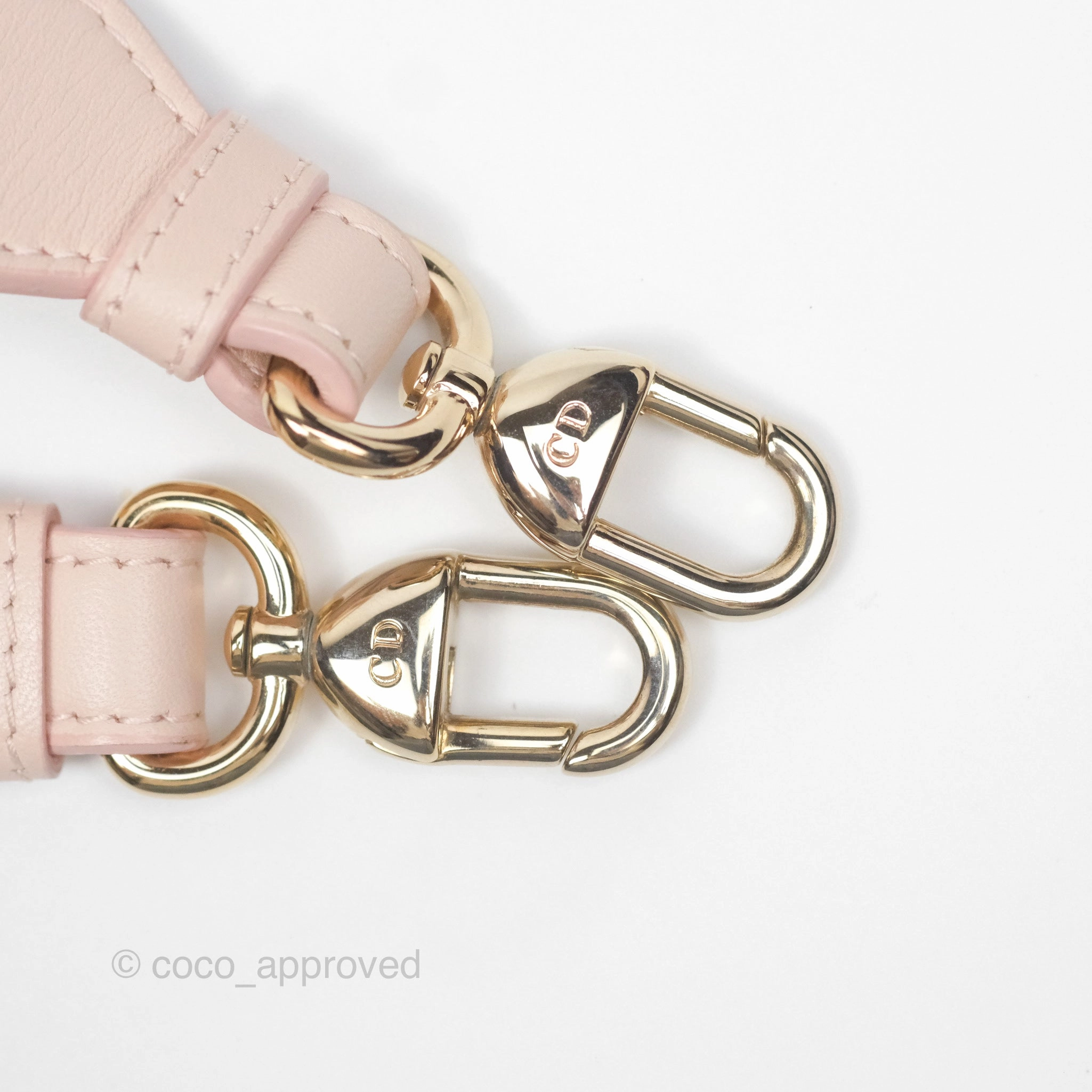 Christian Dior Lambskin My ABCDior Lady Dior Pink Gold Hardware