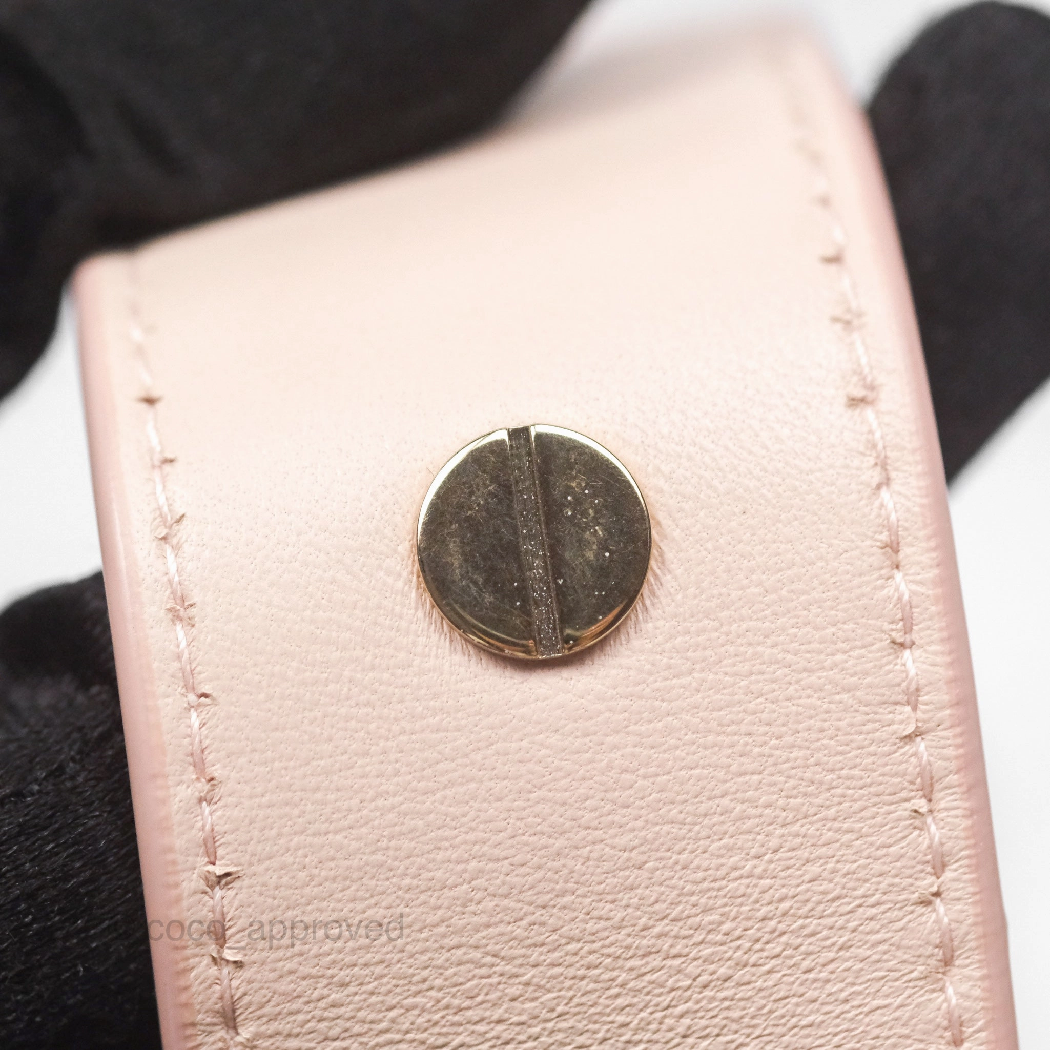 Christian Dior Lambskin My ABCDior Lady Dior Pink Gold Hardware