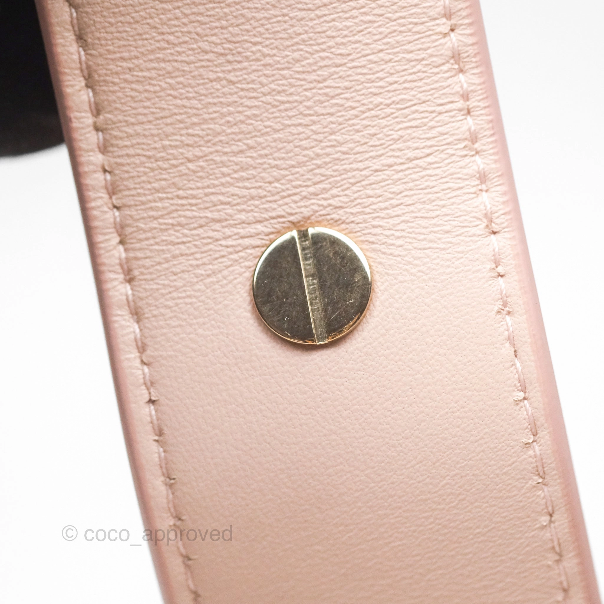 Christian Dior Lambskin My ABCDior Lady Dior Pink Gold Hardware