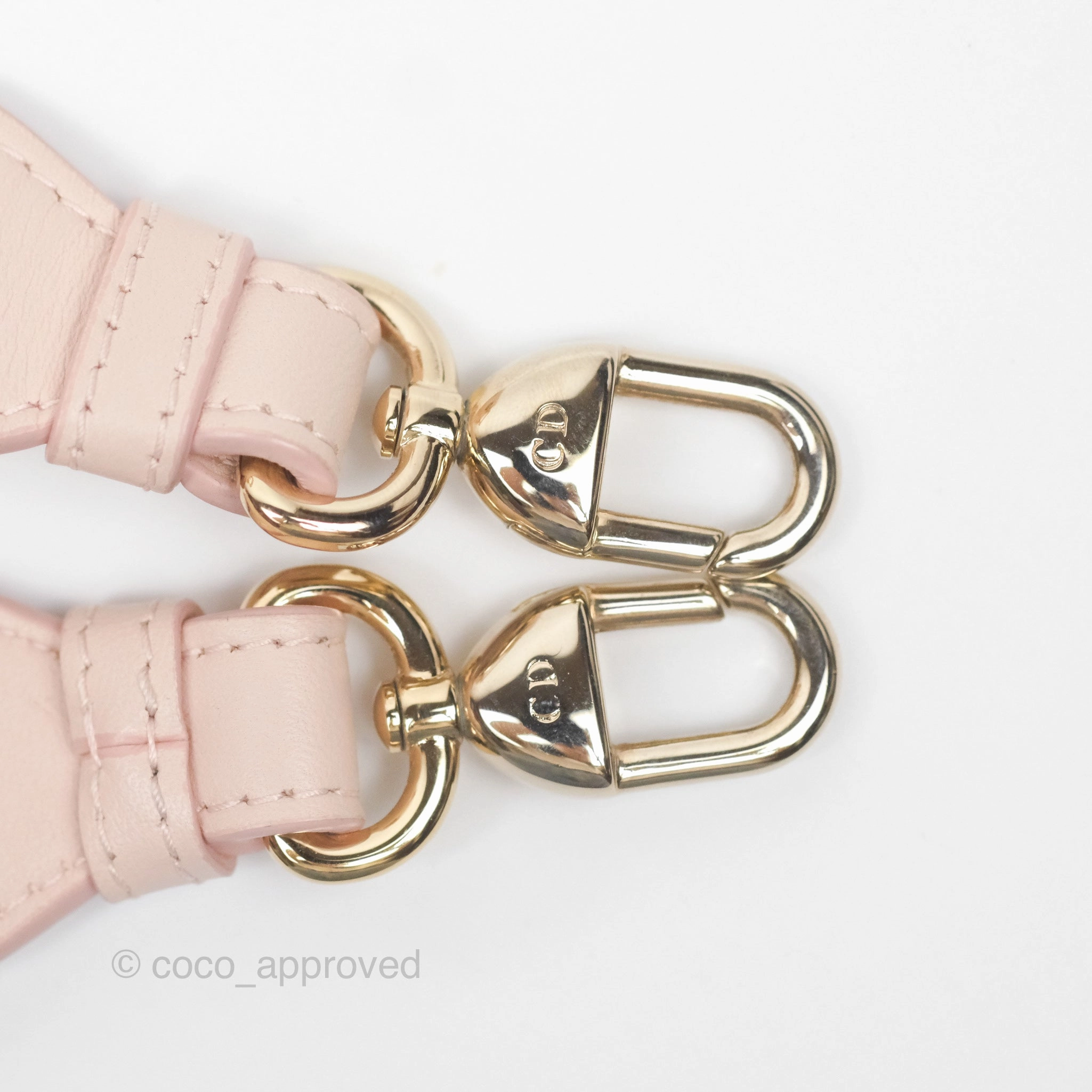 Christian Dior Lambskin My ABCDior Lady Dior Pink Gold Hardware