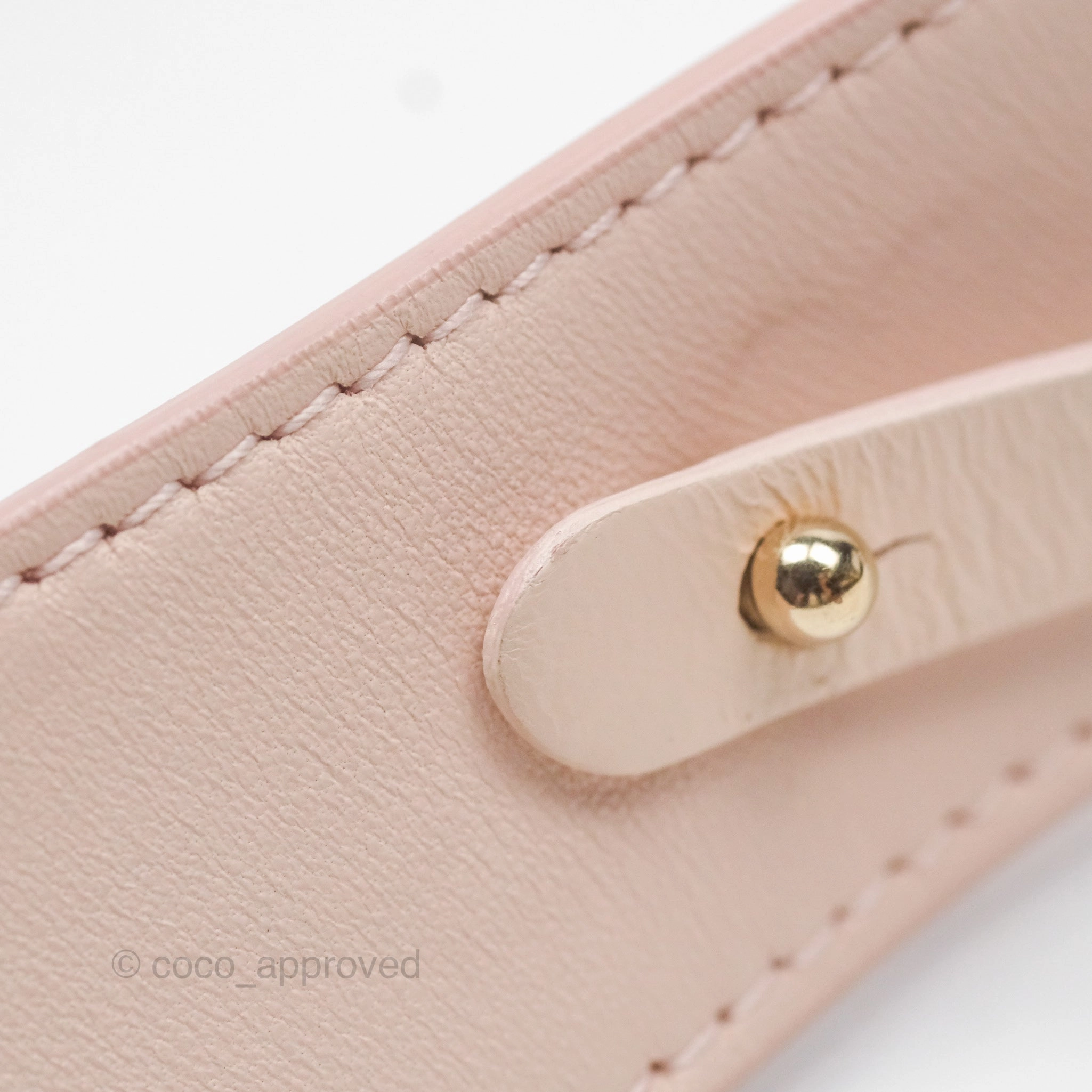 Christian Dior Lambskin My ABCDior Lady Dior Pink Gold Hardware