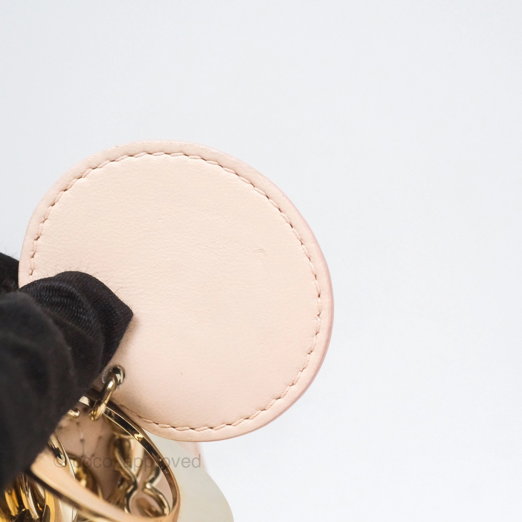 Christian Dior Lambskin My ABCDior Lady Dior Pink Gold Hardware