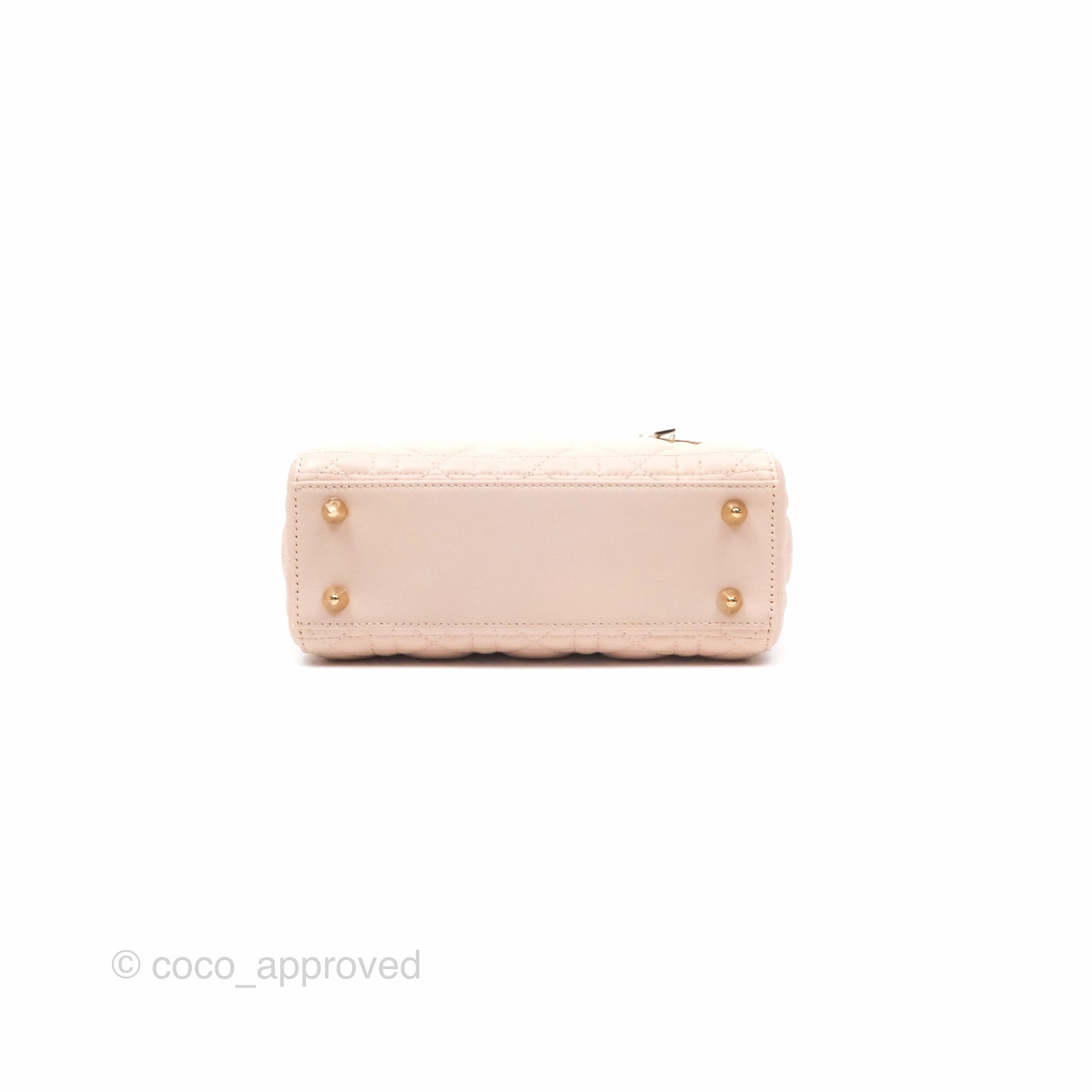 Christian Dior Lambskin My ABCDior Lady Dior Pink Gold Hardware