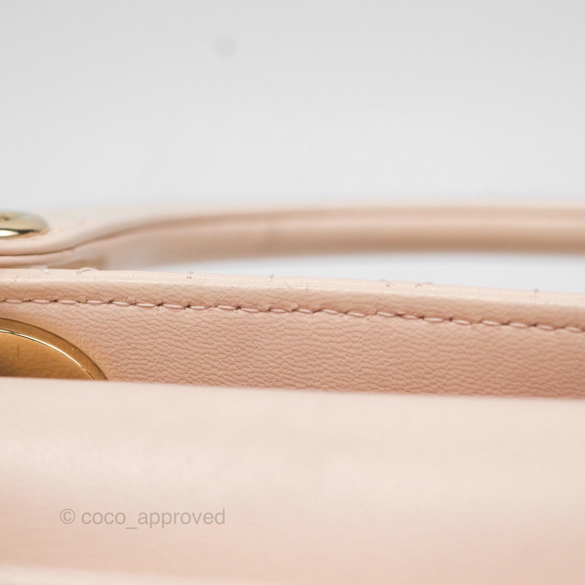 Christian Dior Lambskin My ABCDior Lady Dior Pink Gold Hardware