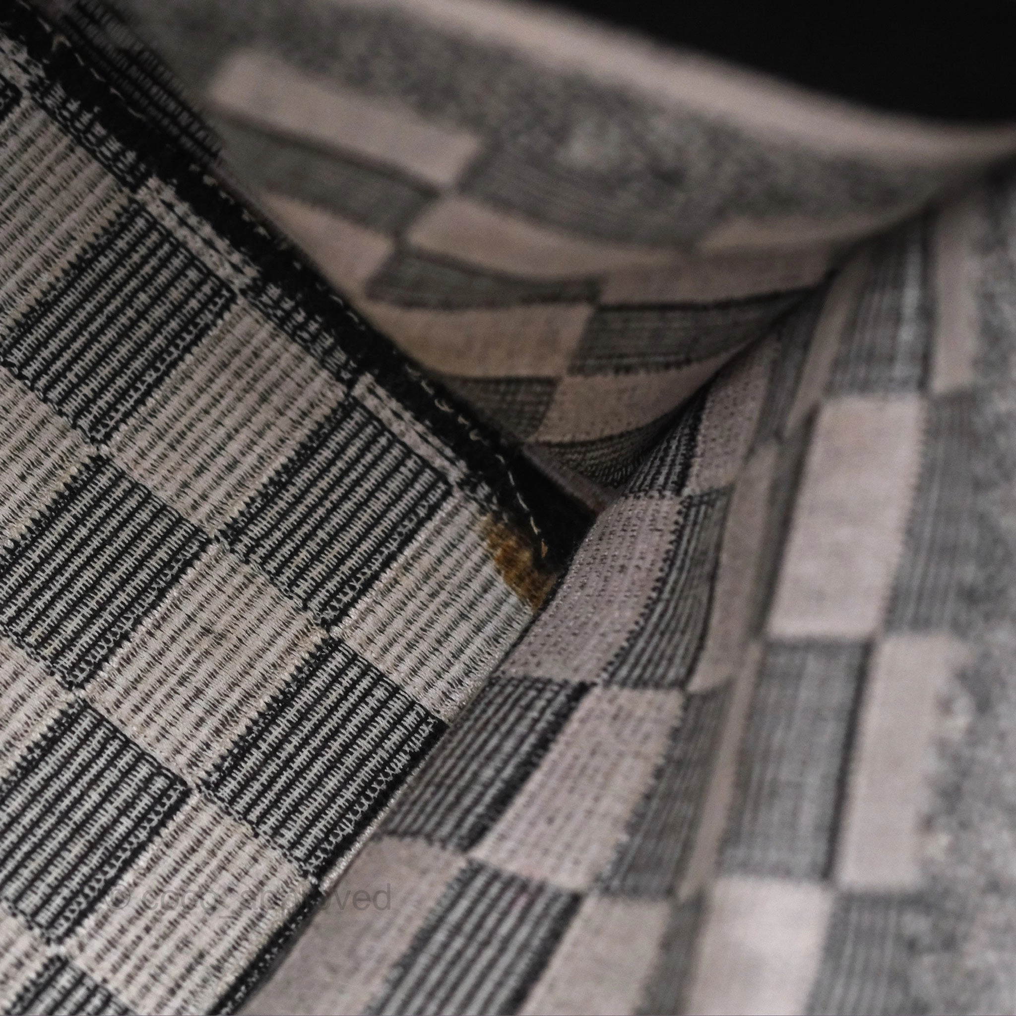 Christian Dior Large Book Tote Checkered Black/ White Canvas