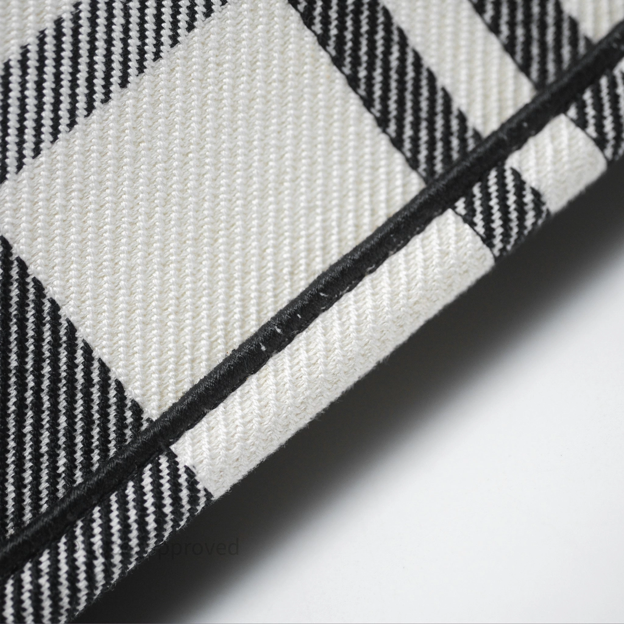 Christian Dior Large Check'n'Dior Book Tote Black/ White Canvas