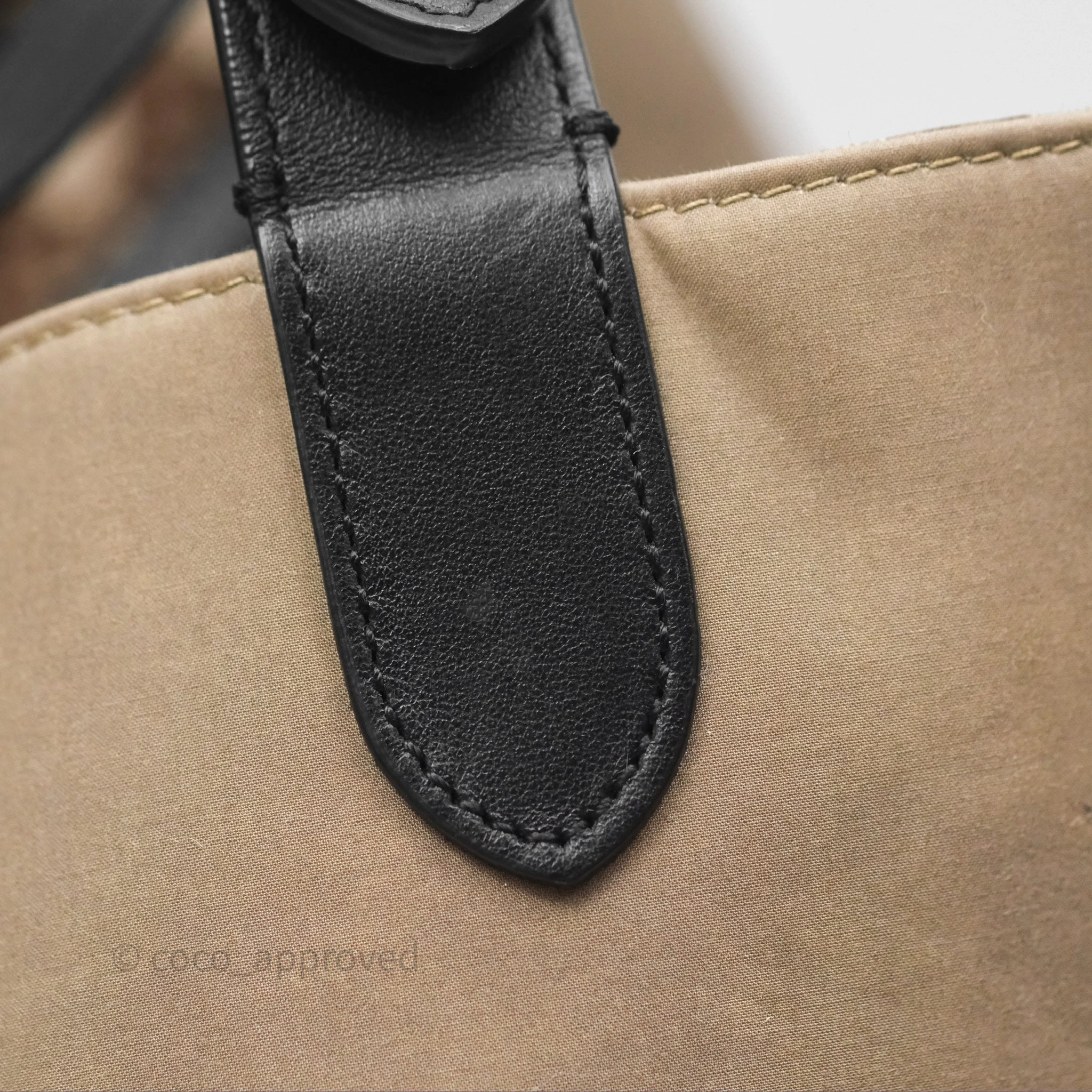 Christian Dior Large Toujours Bag Beige And Black Water-Repellent Fabric With Paris Print