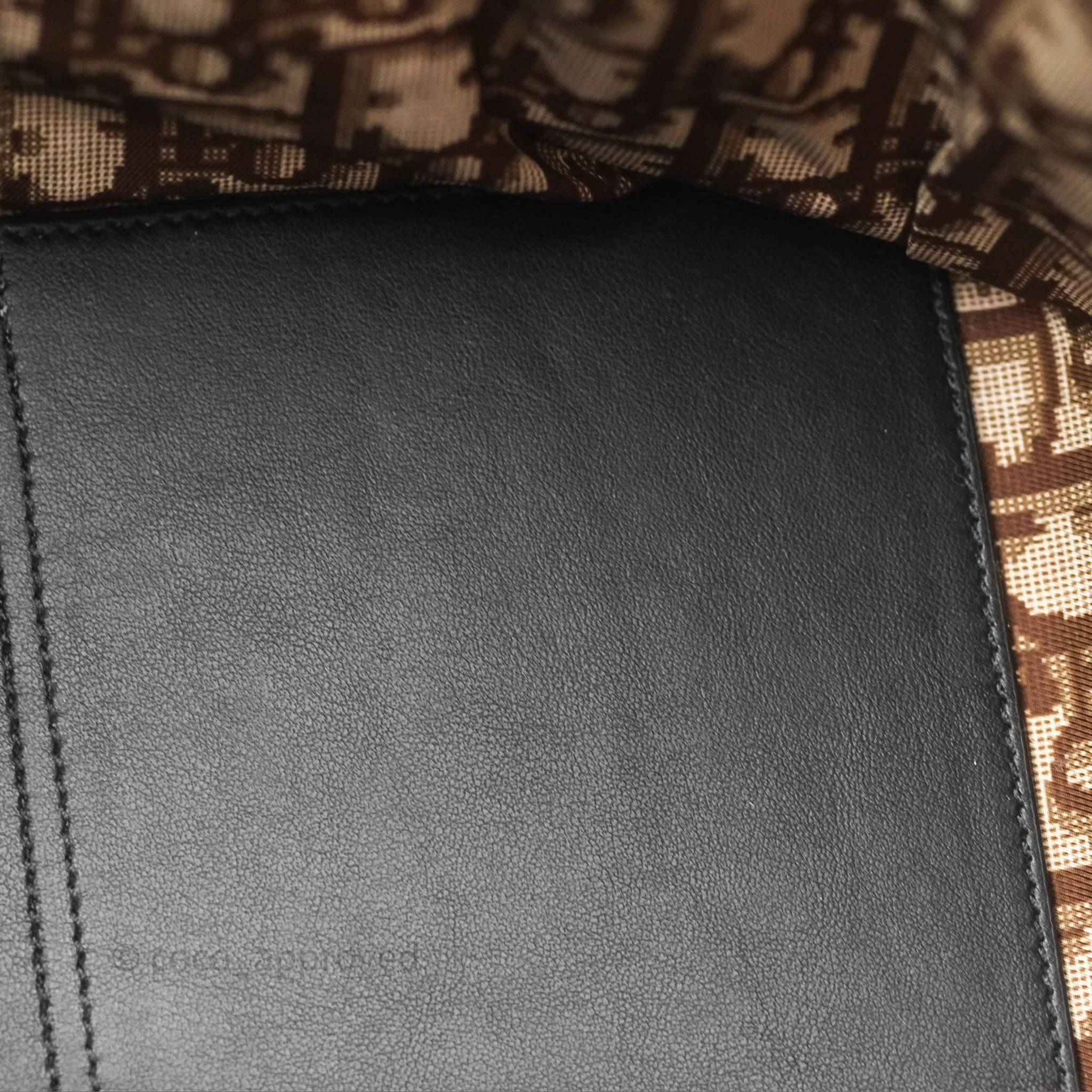 Christian Dior Large Toujours Bag Beige And Black Water-Repellent Fabric With Paris Print
