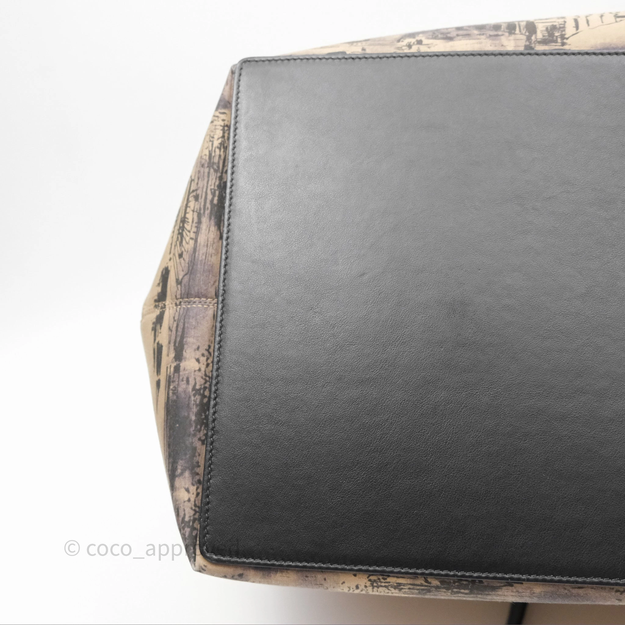 Christian Dior Large Toujours Bag Beige And Black Water-Repellent Fabric With Paris Print