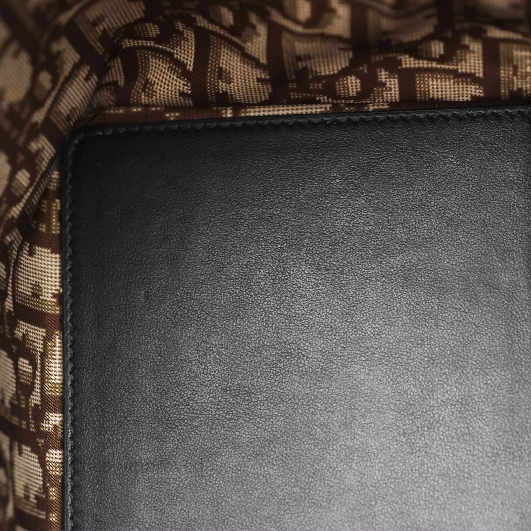 Christian Dior Large Toujours Bag Beige And Black Water-Repellent Fabric With Paris Print