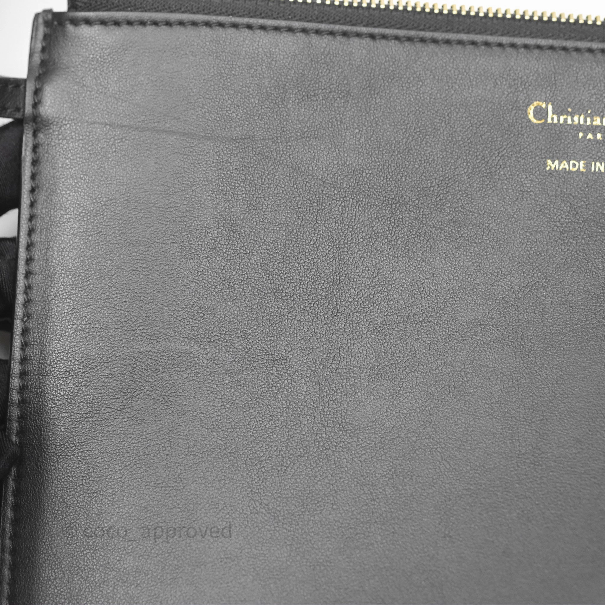 Christian Dior Large Toujours Bag Beige And Black Water-Repellent Fabric With Paris Print