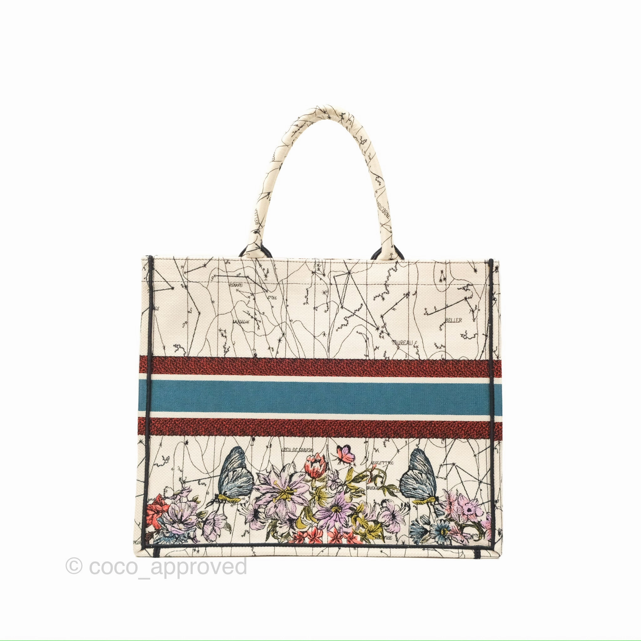 Christian Dior Large Zodiac Book Tote Bag