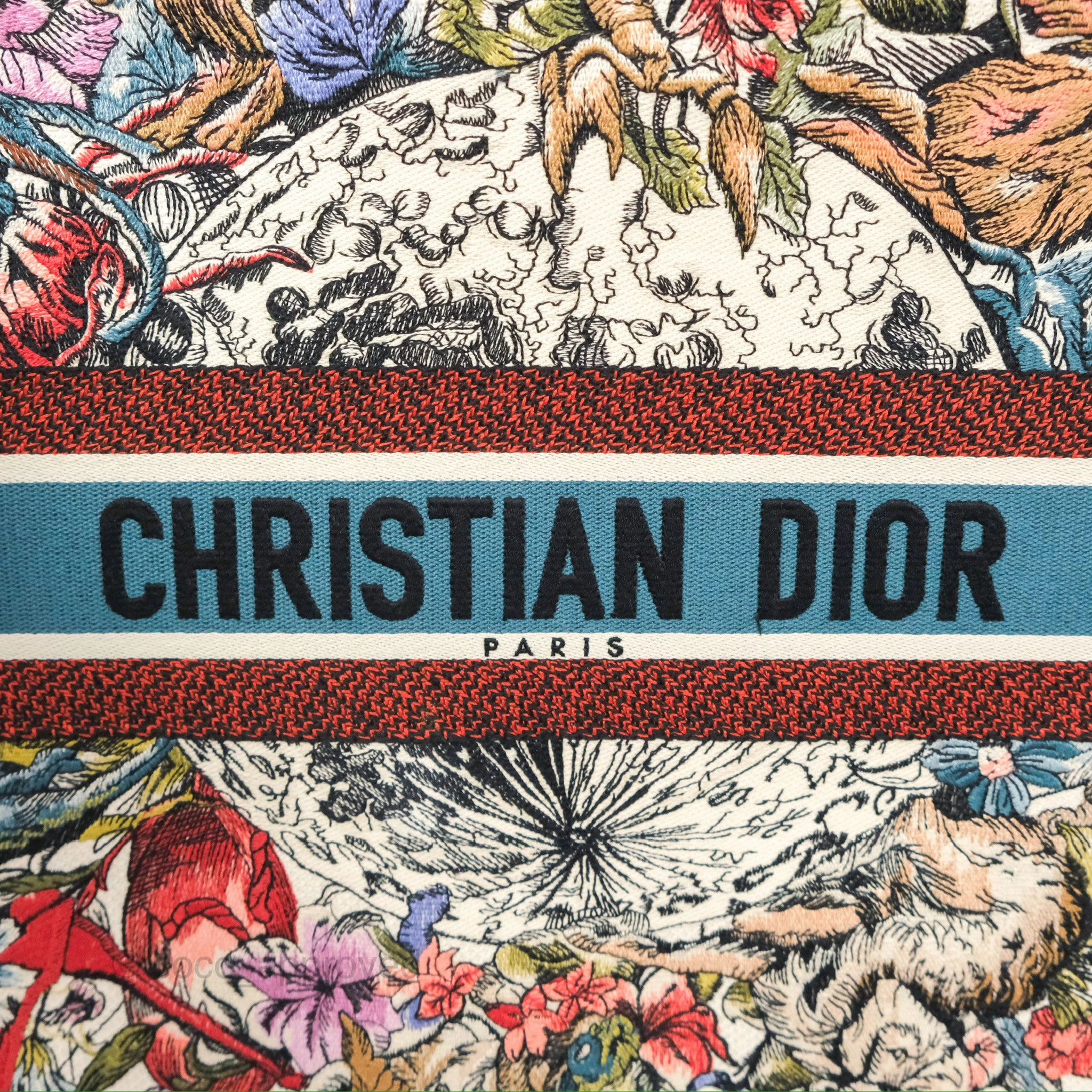 Christian Dior Large Zodiac Book Tote Bag
