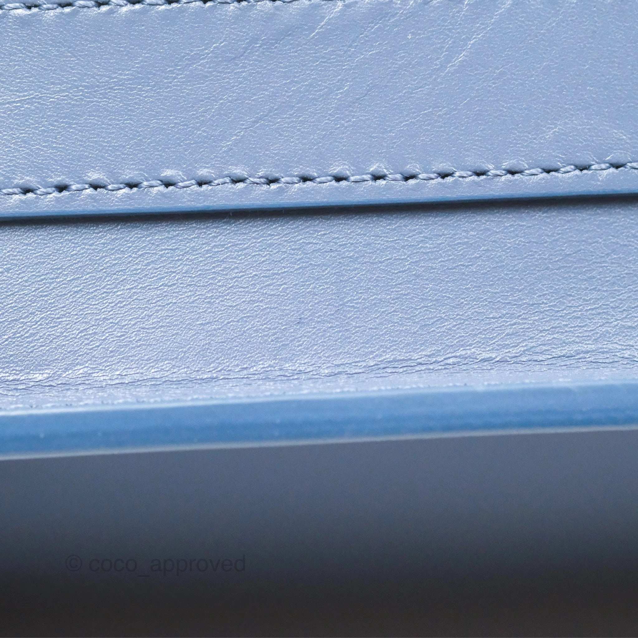 Christian Dior Medium Bobby Bag Blue Calfskin Gold Hardware