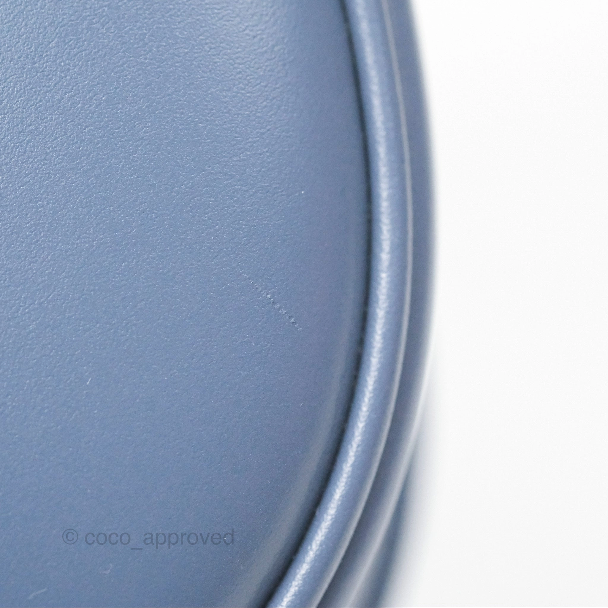 Christian Dior Medium Bobby Bag Blue Calfskin Gold Hardware