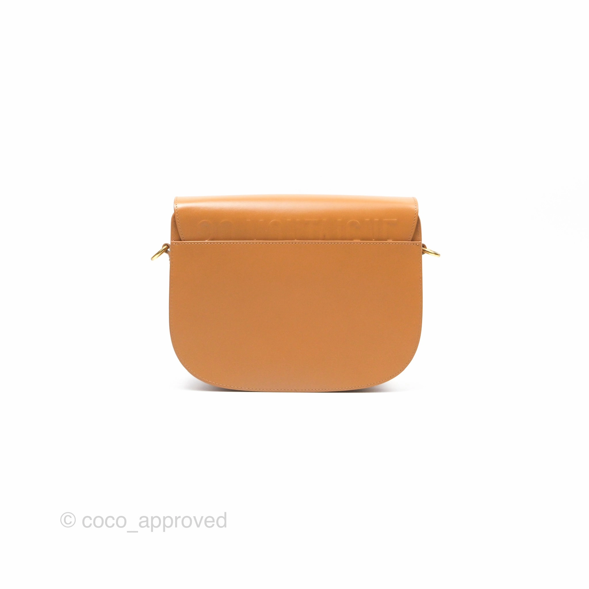 Christian Dior Medium Bobby Bag Camel Calfskin Gold Hardware