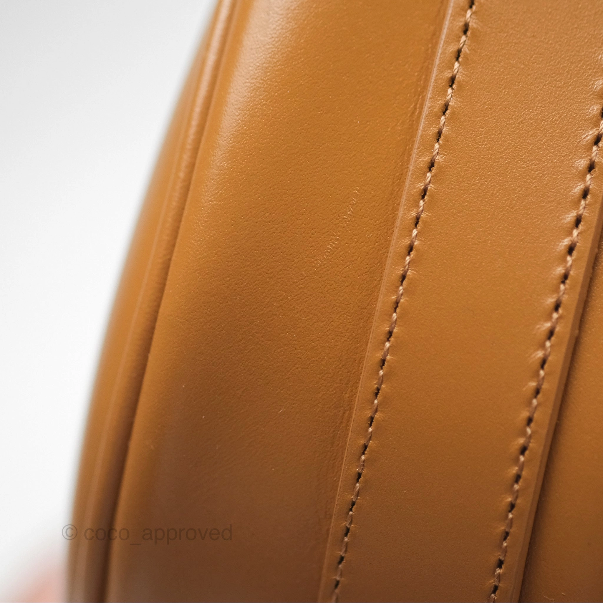 Christian Dior Medium Bobby Bag Camel Calfskin Gold Hardware