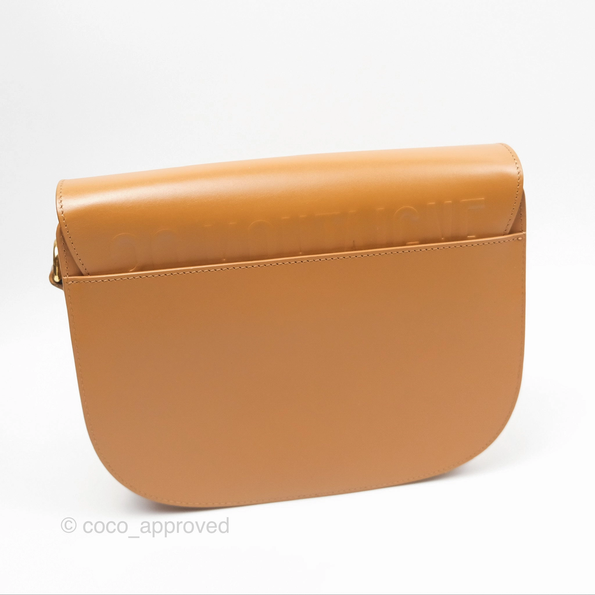 Christian Dior Medium Bobby Bag Camel Calfskin Gold Hardware