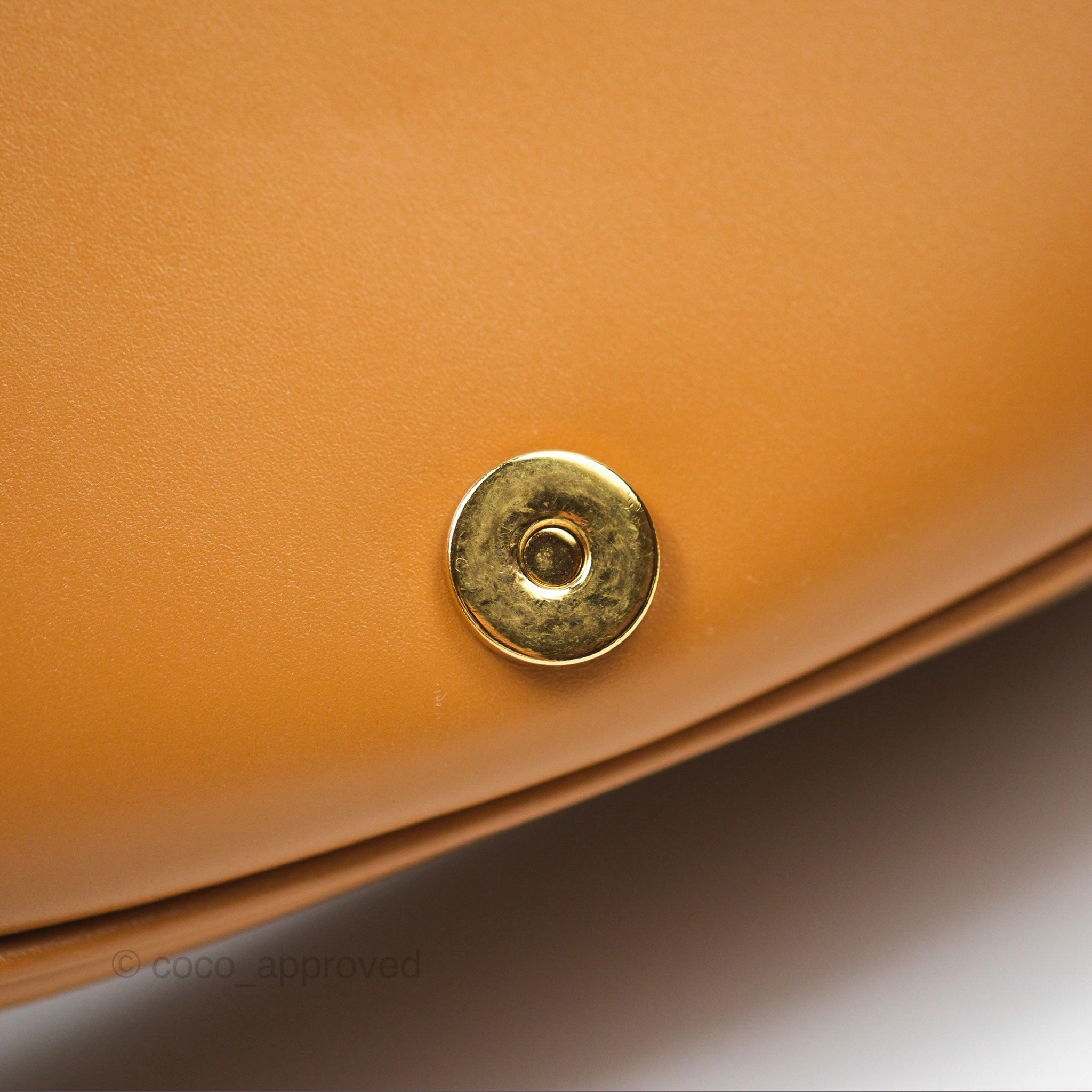 Christian Dior Medium Bobby Bag Camel Calfskin Gold Hardware