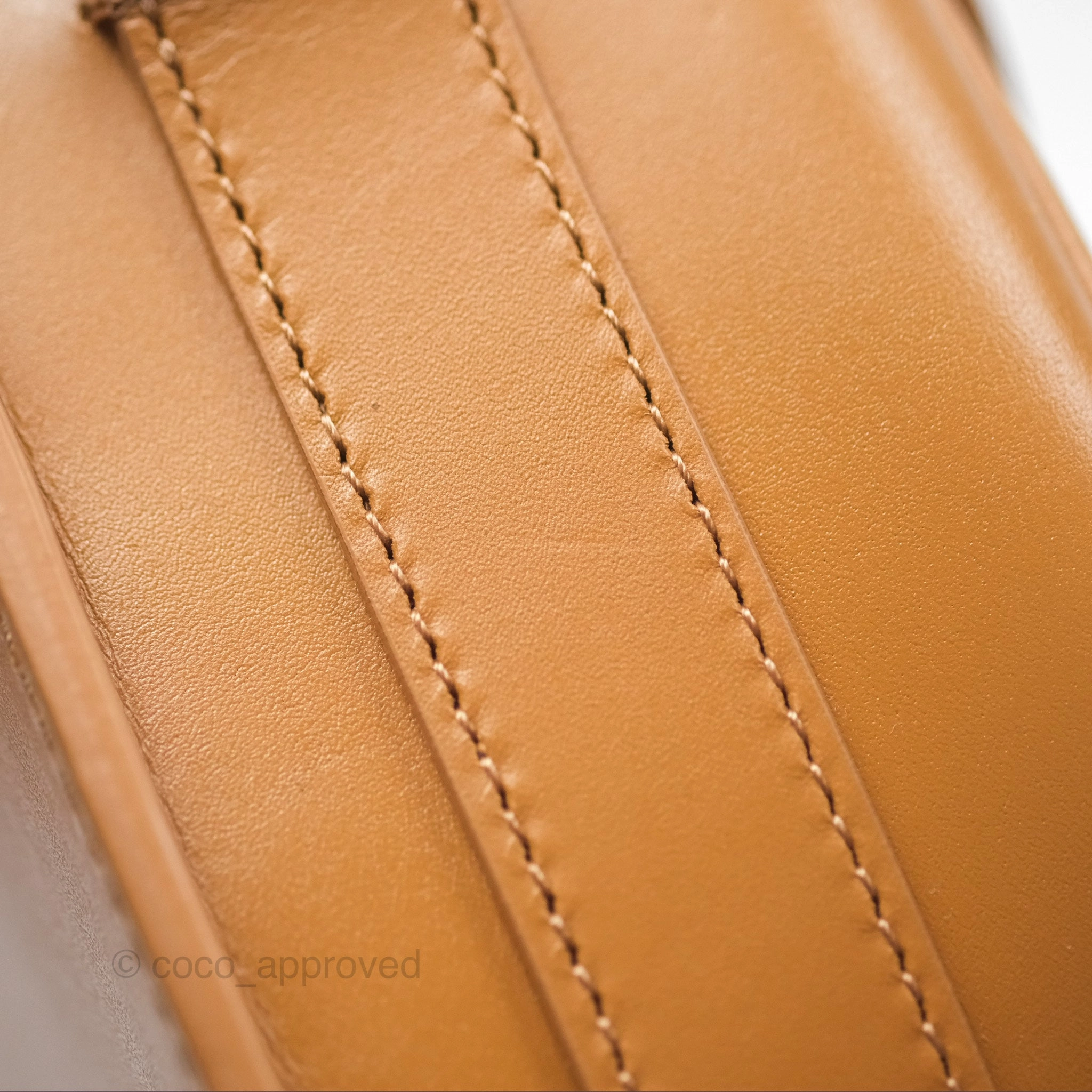 Christian Dior Medium Bobby Bag Camel Calfskin Gold Hardware