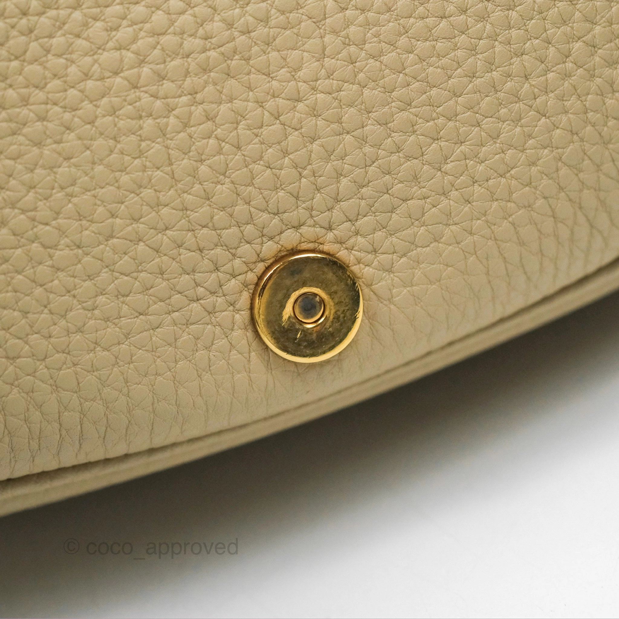 Christian Dior Medium Bobby Flap Beige Grained Calfskin