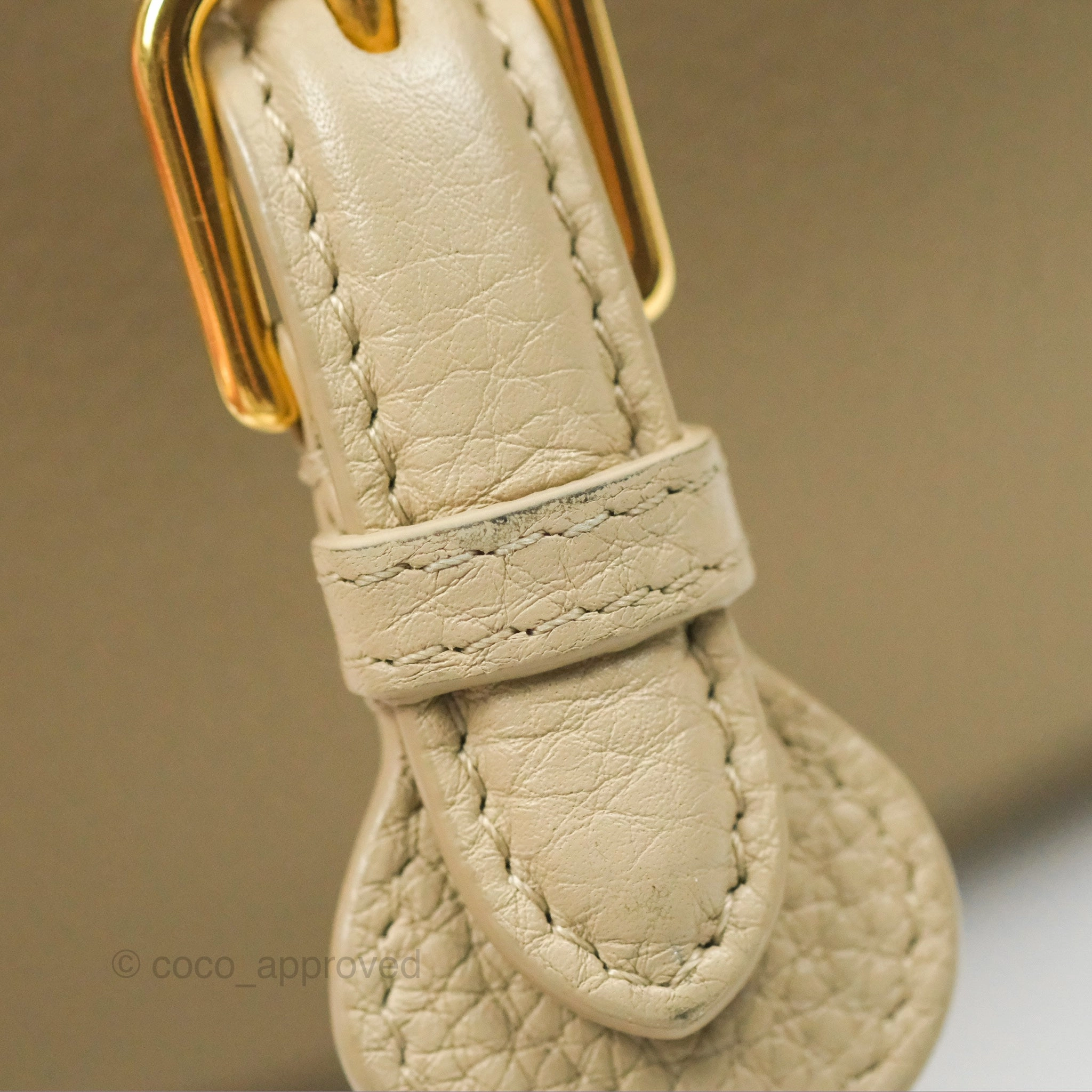 Christian Dior Medium Bobby Flap Beige Grained Calfskin
