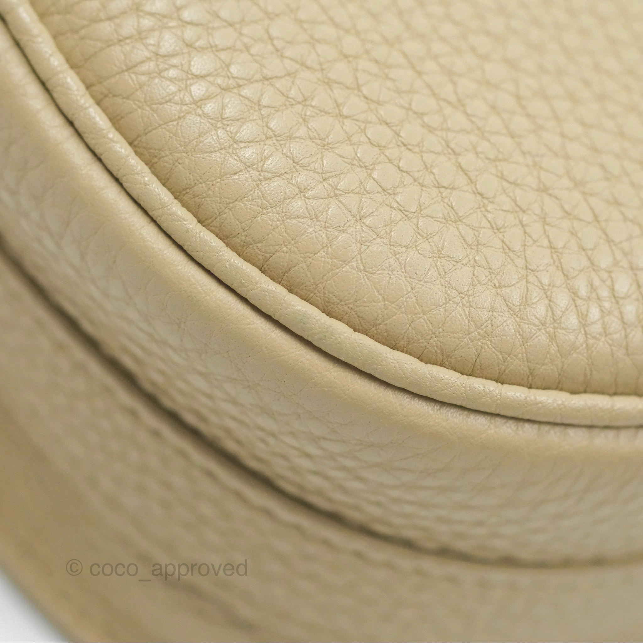 Christian Dior Medium Bobby Flap Beige Grained Calfskin